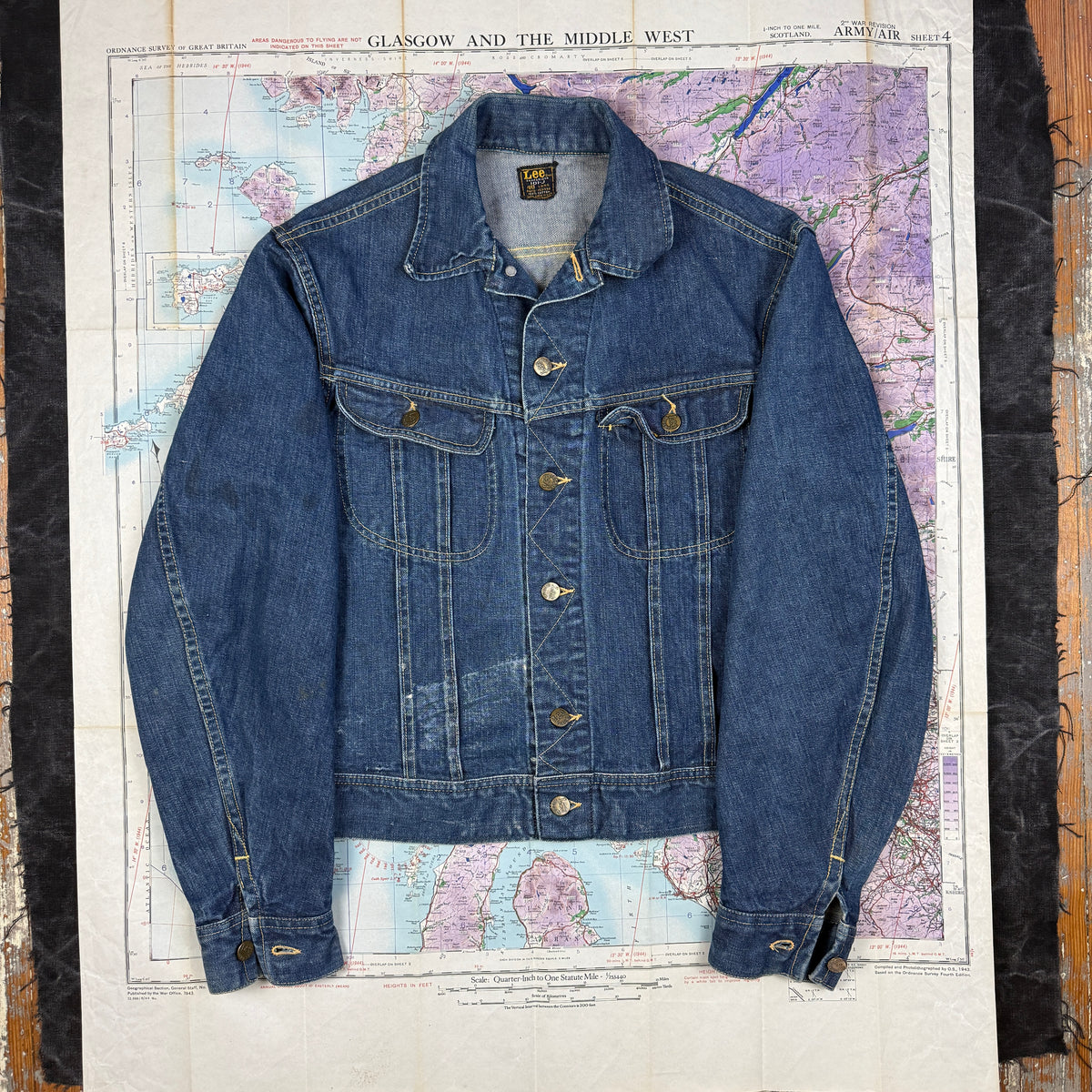 Lee Riders Early-1960s 101-J Denim Jacket - Size 40 Long