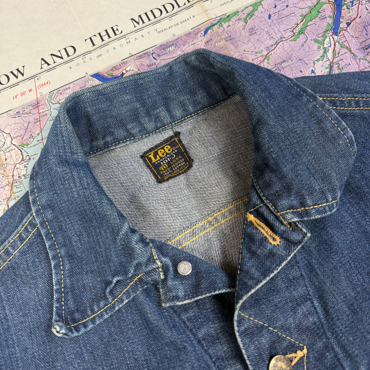 Lee Riders Early-1960s 101-J Denim Jacket - Size 40 Long