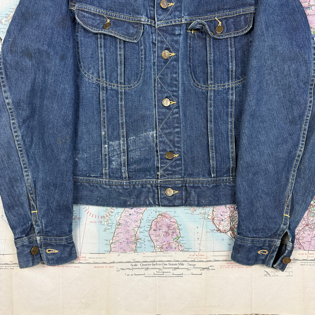 Lee Riders Early-1960s 101-J Denim Jacket - Size 40 Long