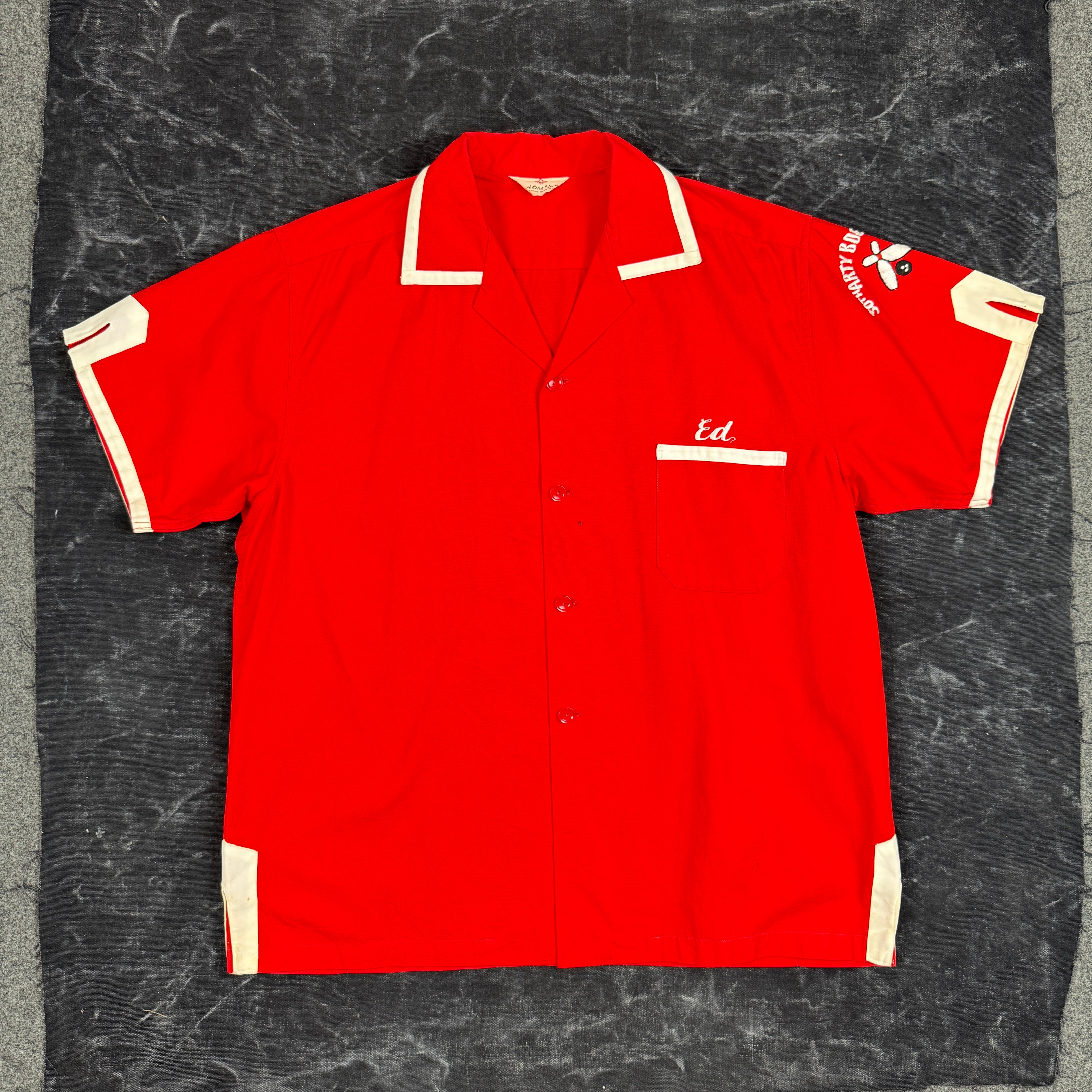 US Army 1960s 30th Artillery Bowling Shirt