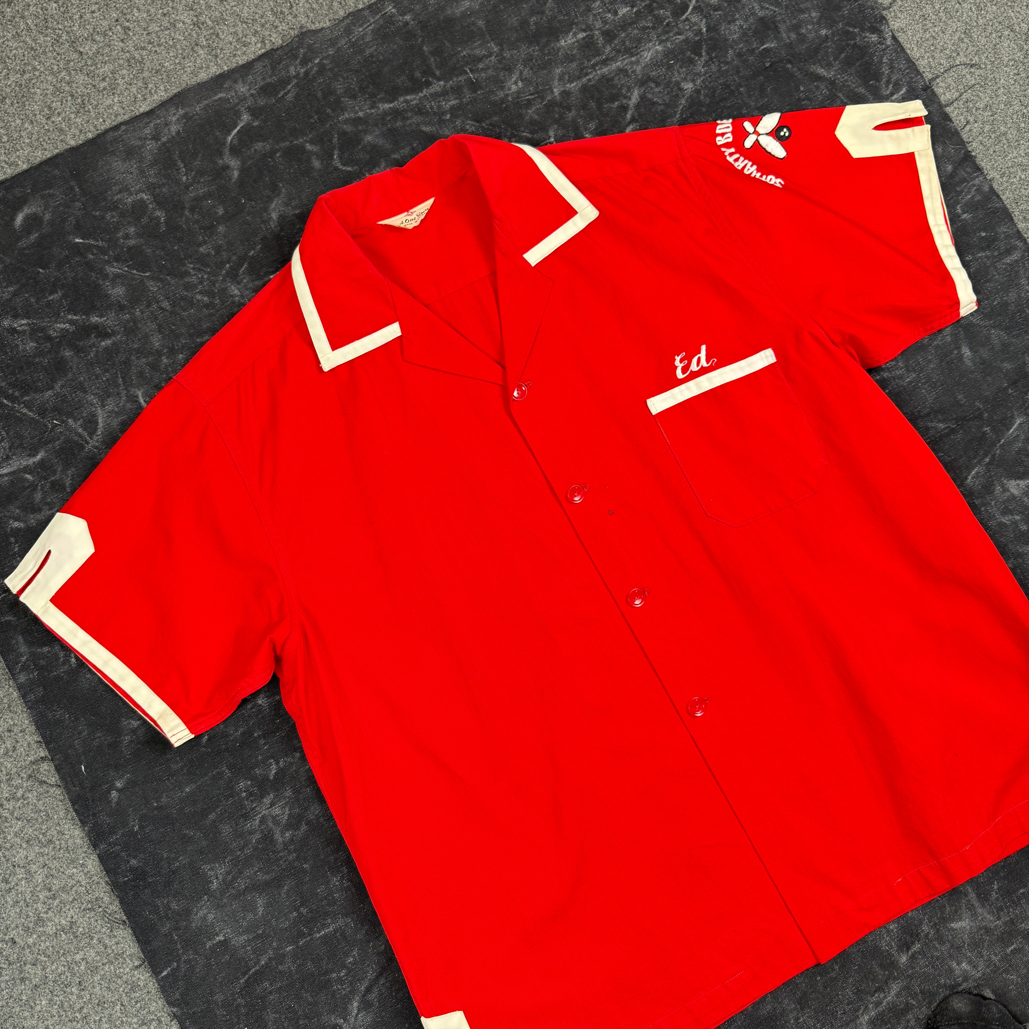 US Army 1960s 30th Artillery Bowling Shirt