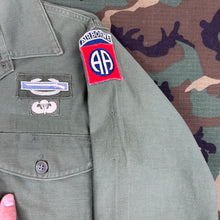 Load image into Gallery viewer, US Army Airborne OG107 Shirt with In-Country Made 82nd Patch