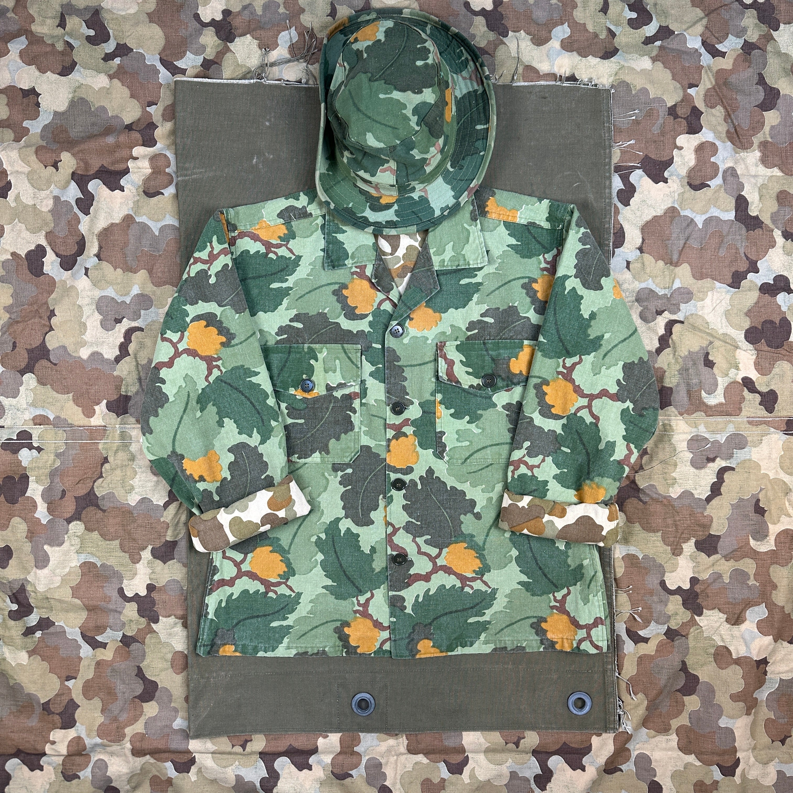 USMC Mitchell & Frogskin Camo Okinawan Made Shirt
