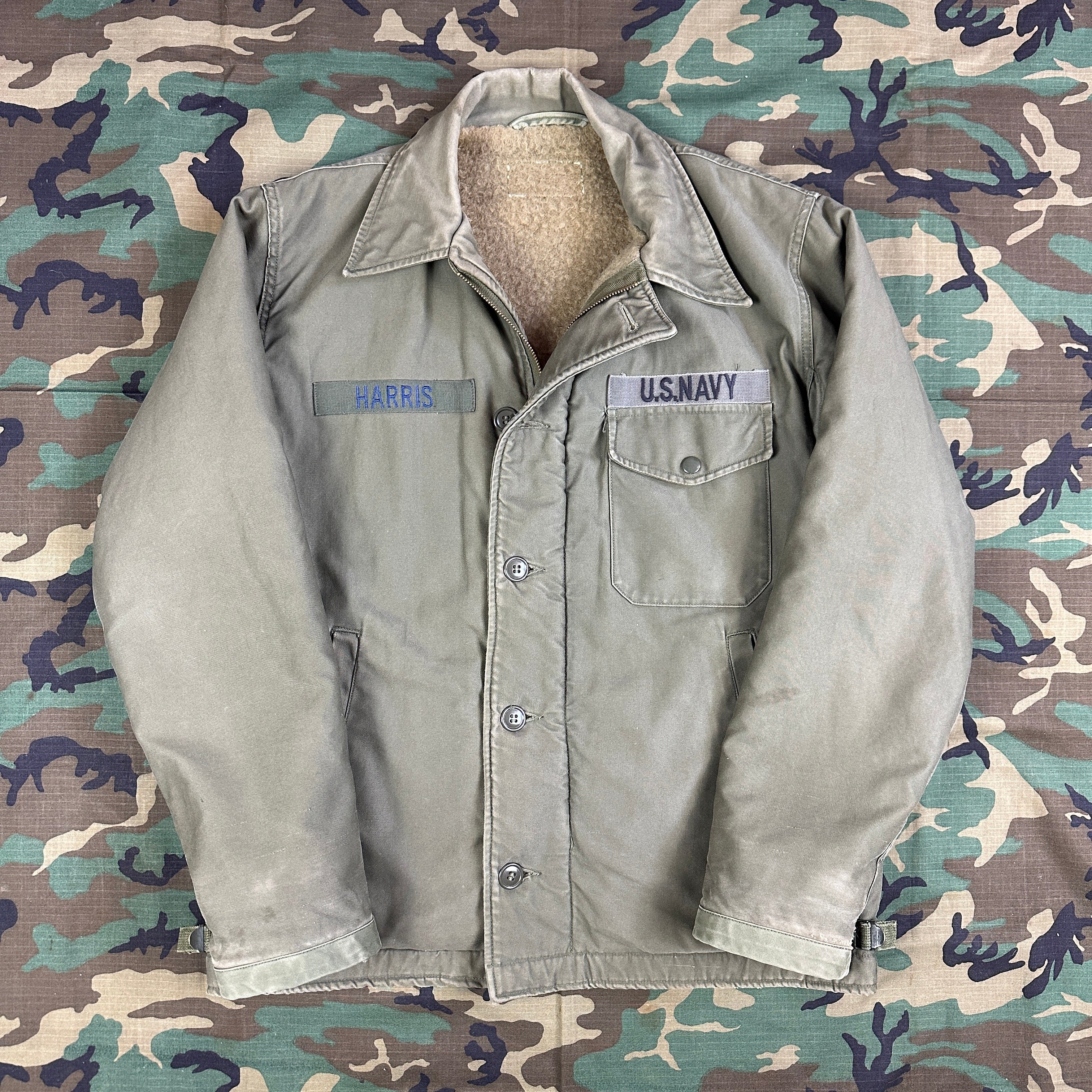 US Navy Early Pattern 1960s A2 Deck Jacket