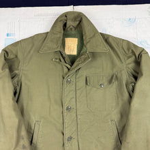 Load image into Gallery viewer, US Navy Early Pattern A2 Deck Jacket - Size Medium