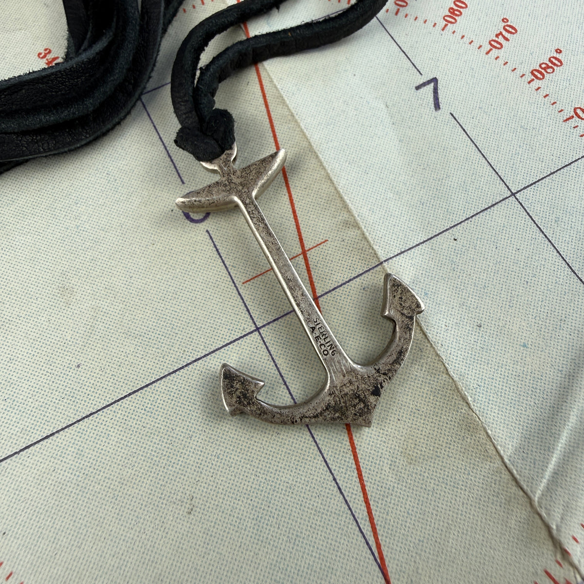 US Navy WW2 Anchor Pendant
