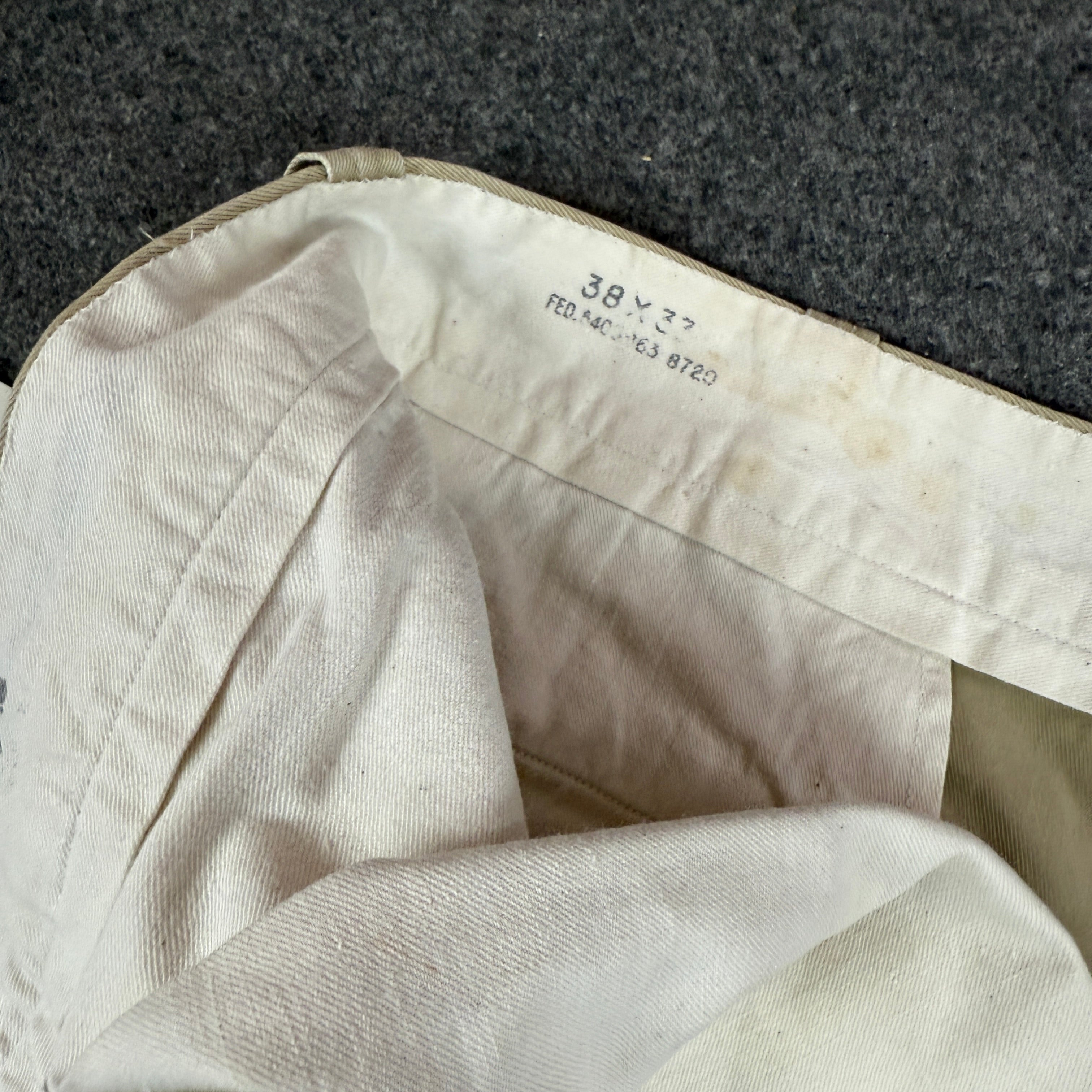 US Army 1956 Pattern Chino Trousers - Size 37