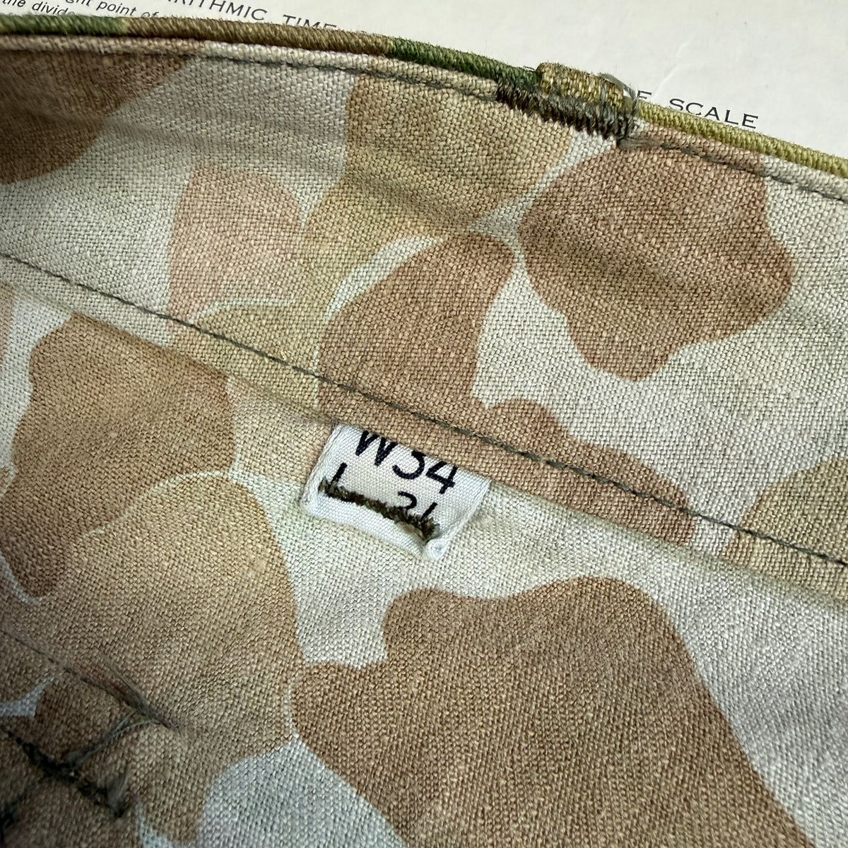 US Army WW2 "ETO" Frogskin Trousers - size 34 - Mint Condition