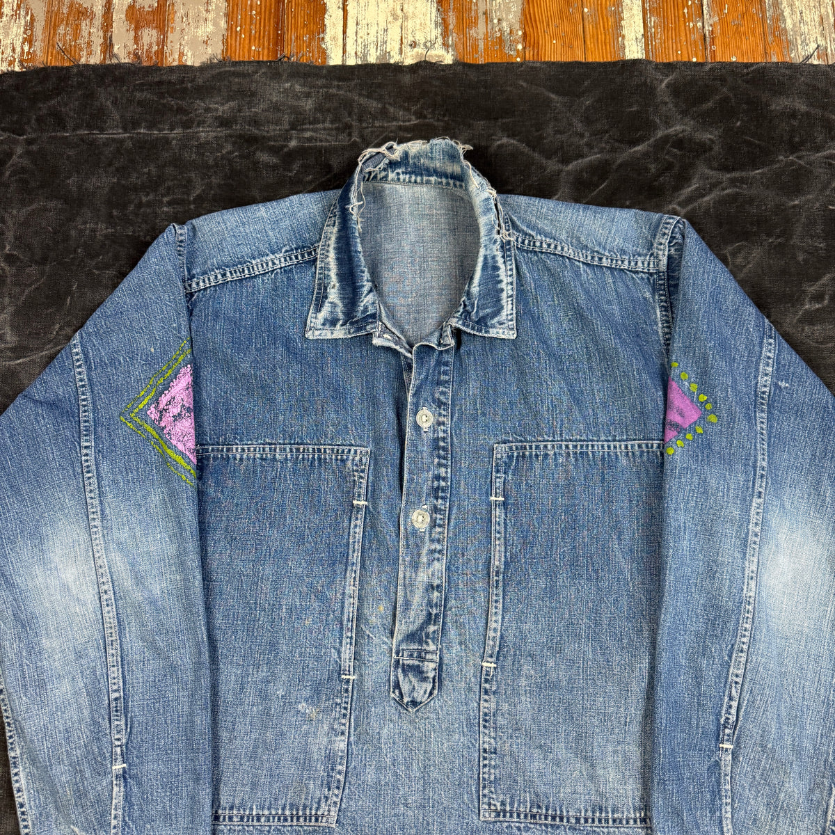 US Army Blue Denim Jumper