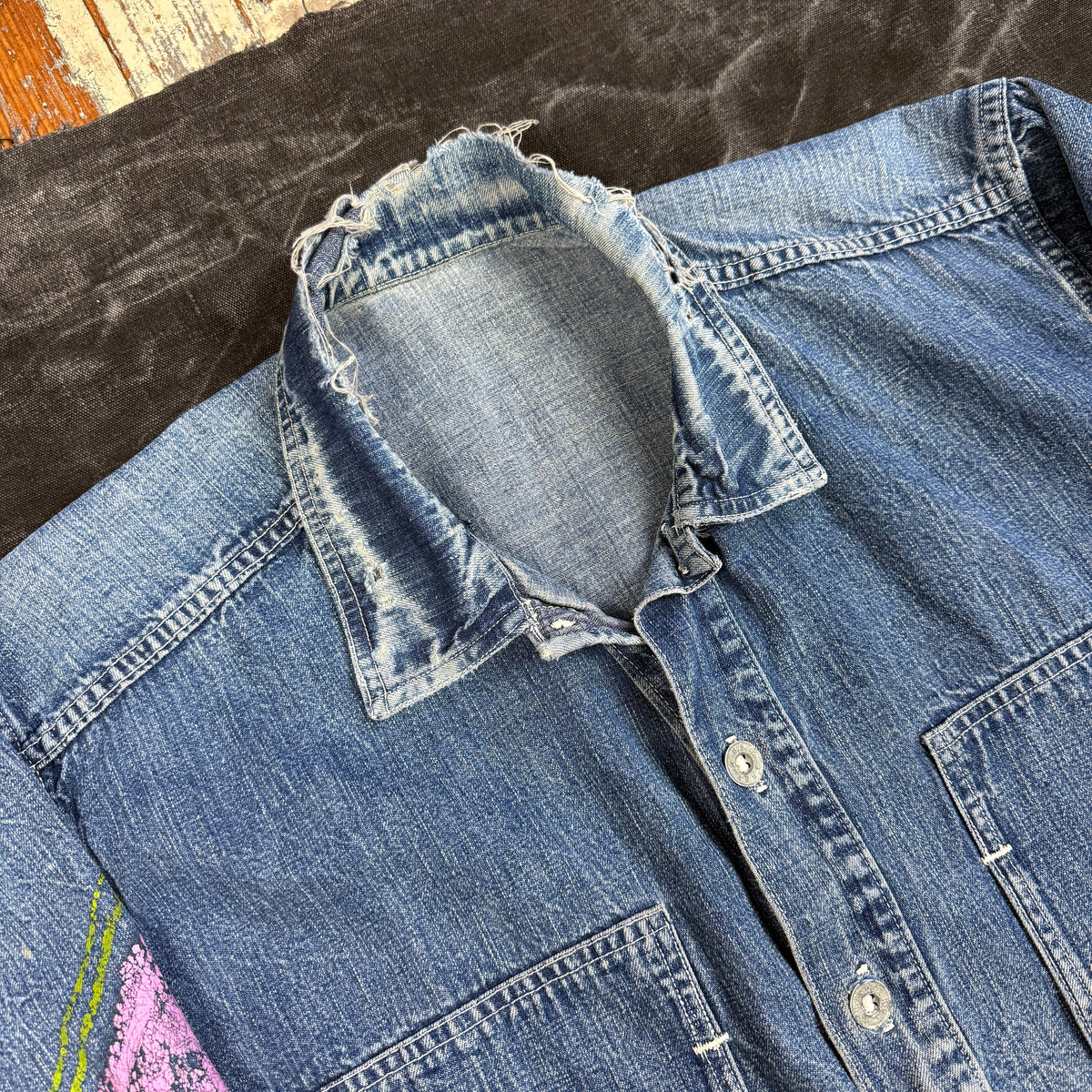 US Army Blue Denim Jumper