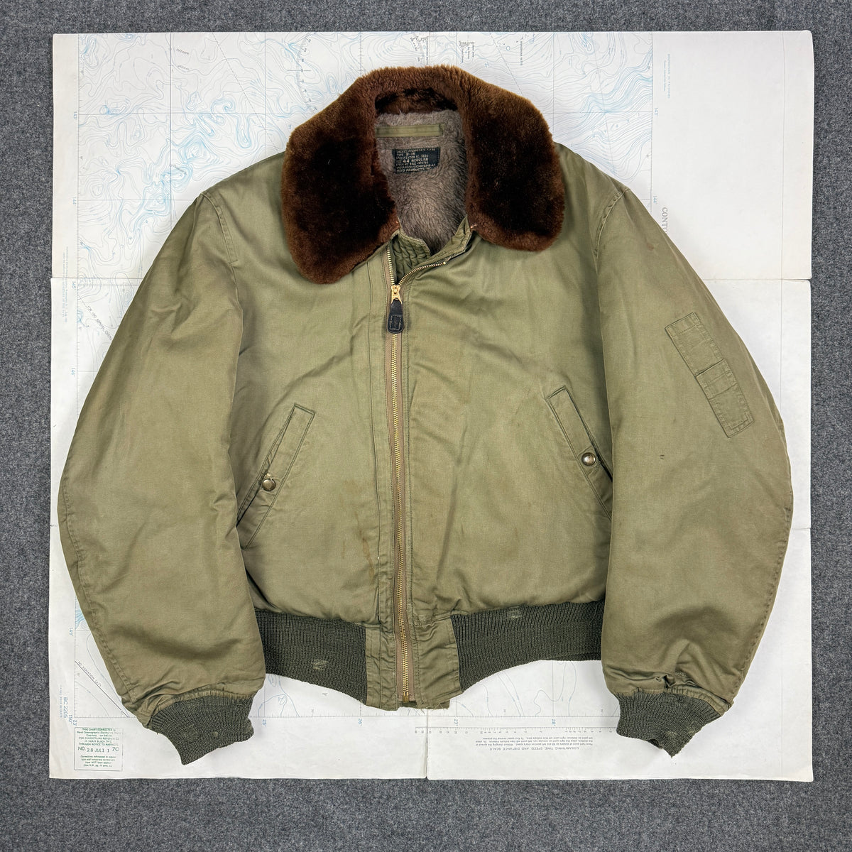 USAAF WW2 B-15 Flight Jacket - Rare size 44