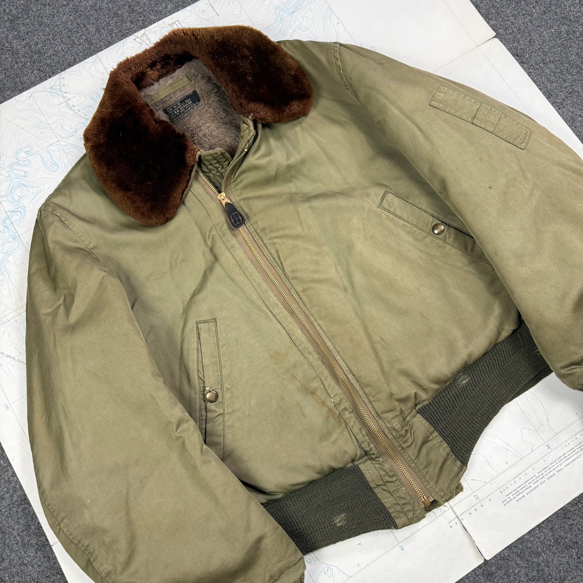 USAAF WW2 B-15 Flight Jacket - Rare size 44