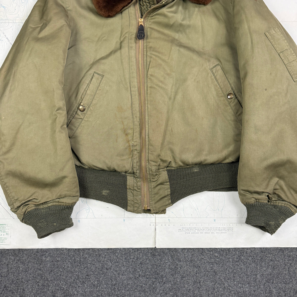 USAAF WW2 B-15 Flight Jacket - Rare size 44