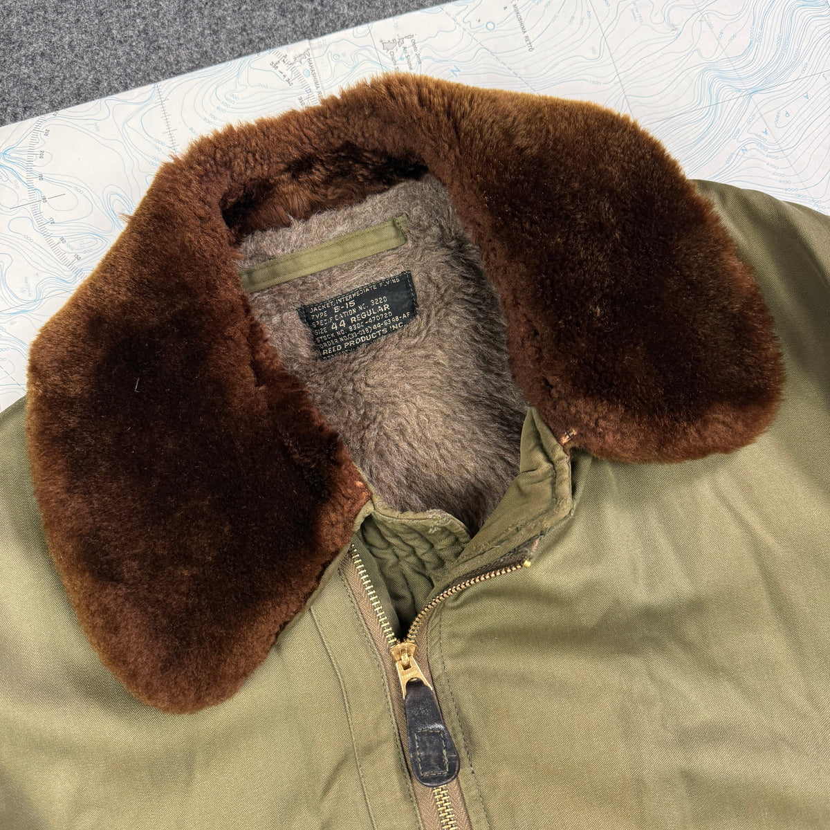 USAAF WW2 B-15 Flight Jacket - Rare size 44