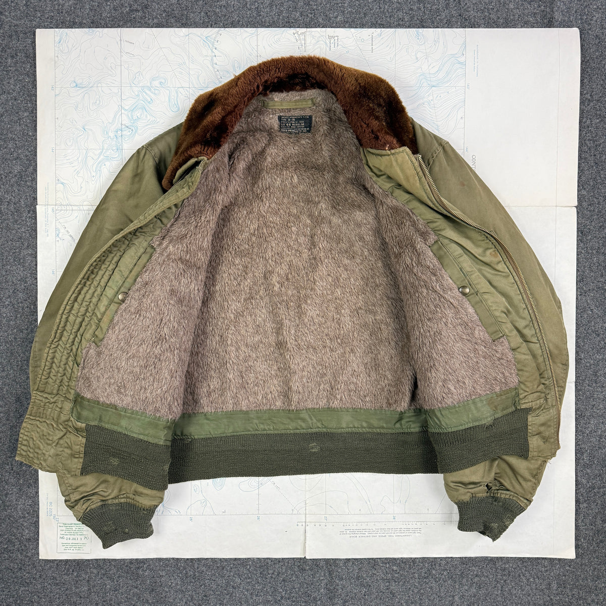 USAAF WW2 B-15 Flight Jacket - Rare size 44