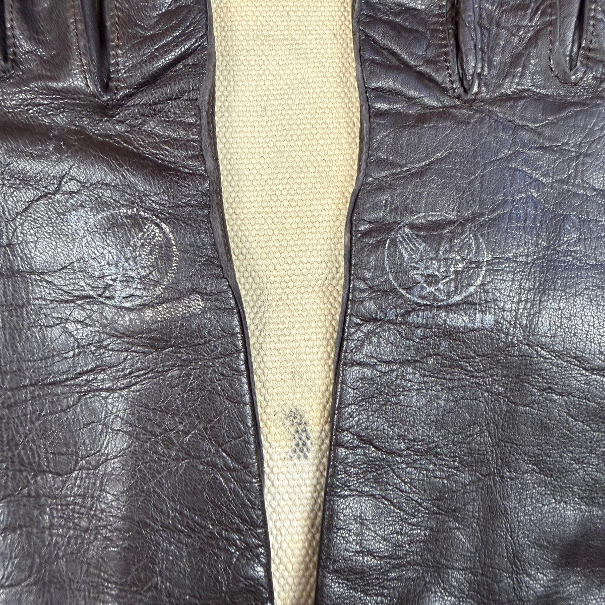 USAAF WW2 Leather B-3A Flight Gloves - Deadstock