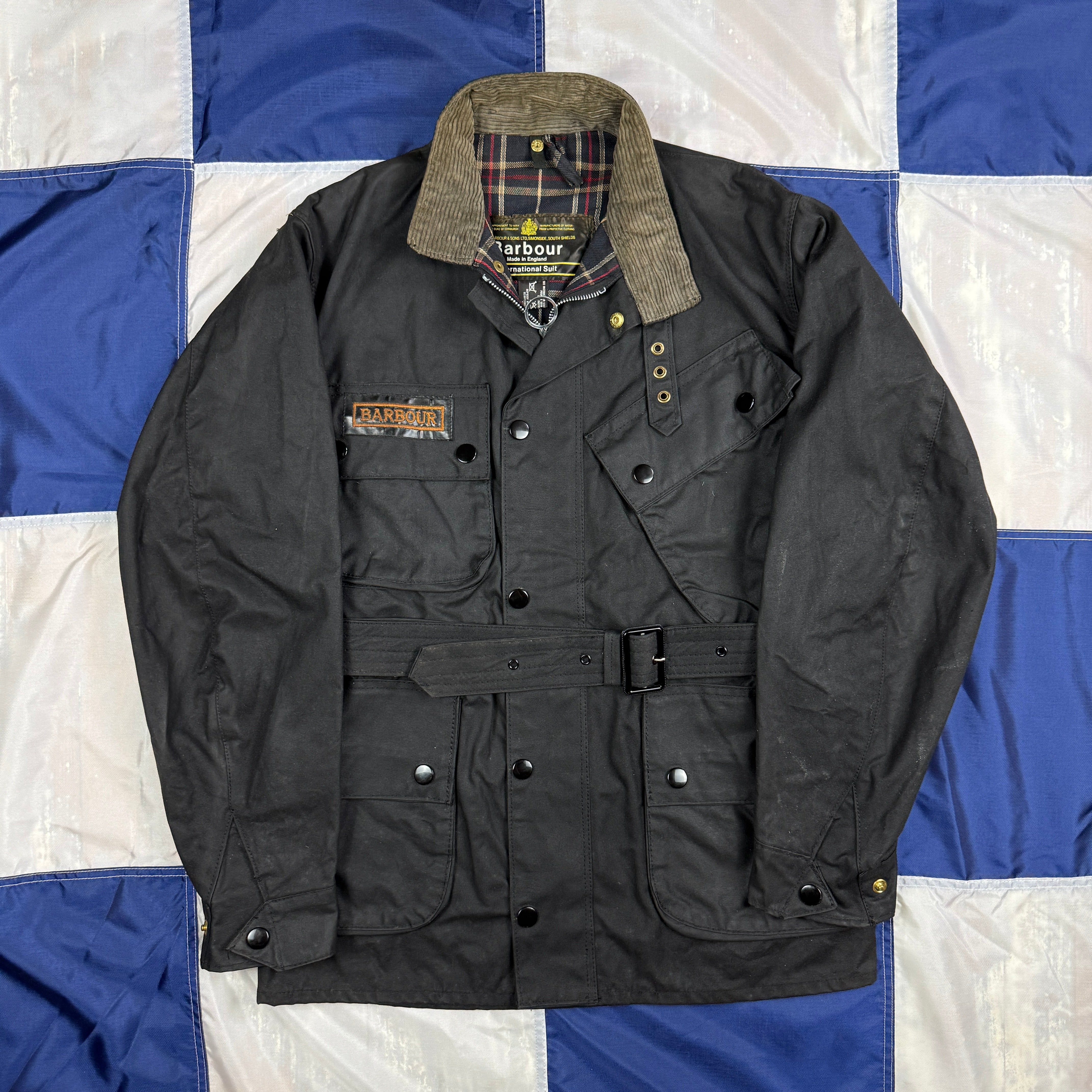 Barbour "One Crown" 1970s International Motorcycle Suit - Deadstock
