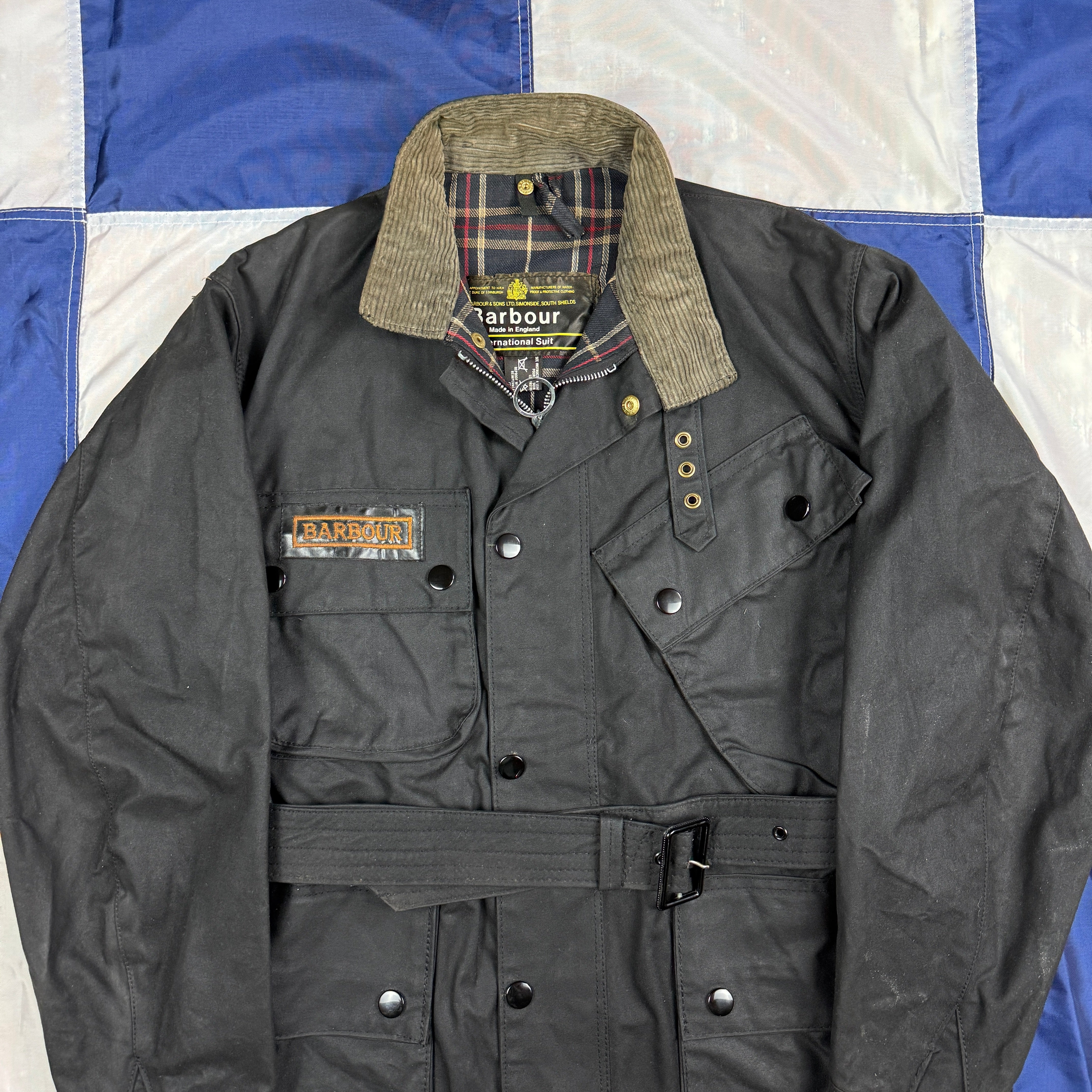 Barbour "One Crown" 1970s International Motorcycle Suit - Deadstock