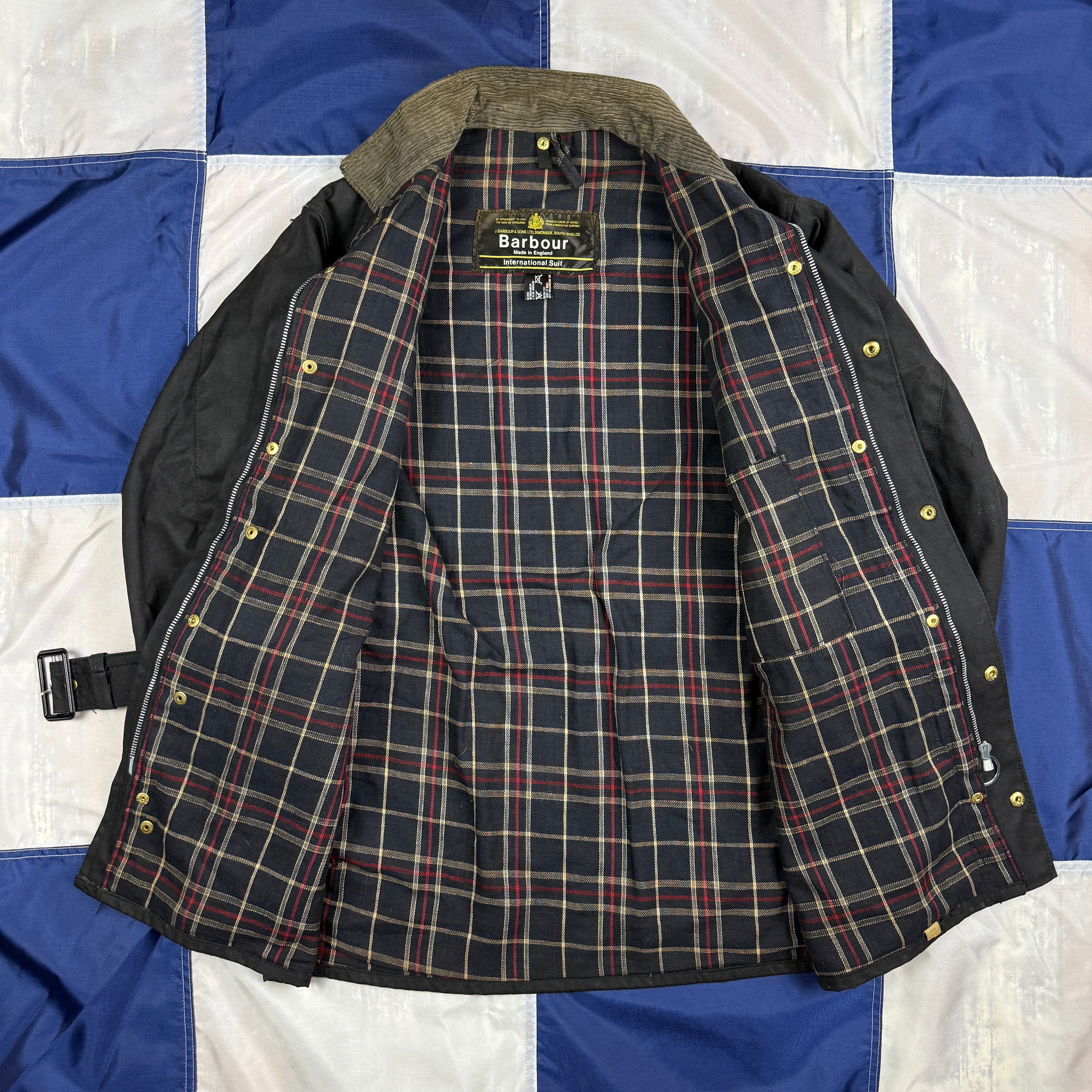 Barbour "One Crown" 1970s International Motorcycle Suit - Deadstock