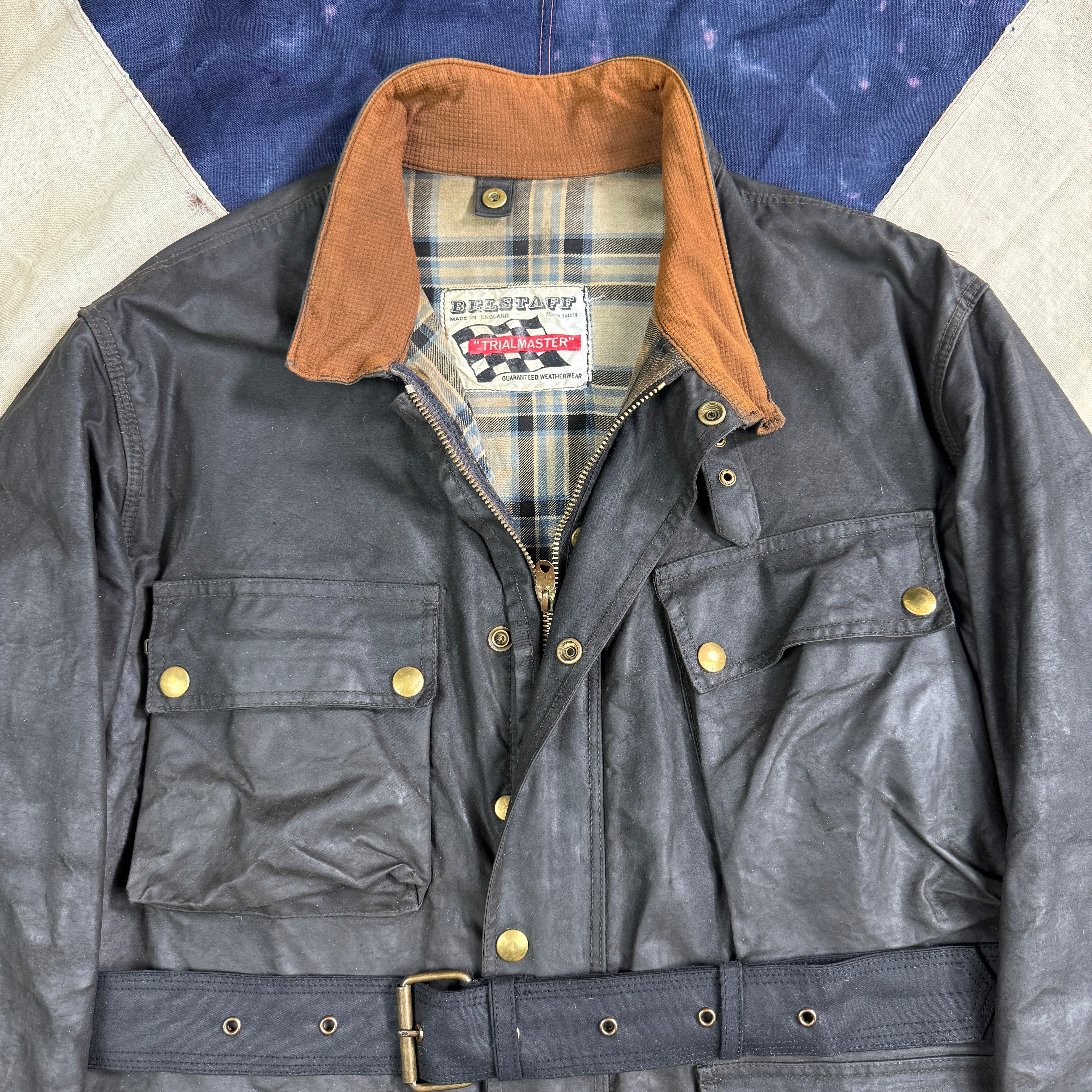 Belstaff Trialmaster 1950s/60s Chequered Flag