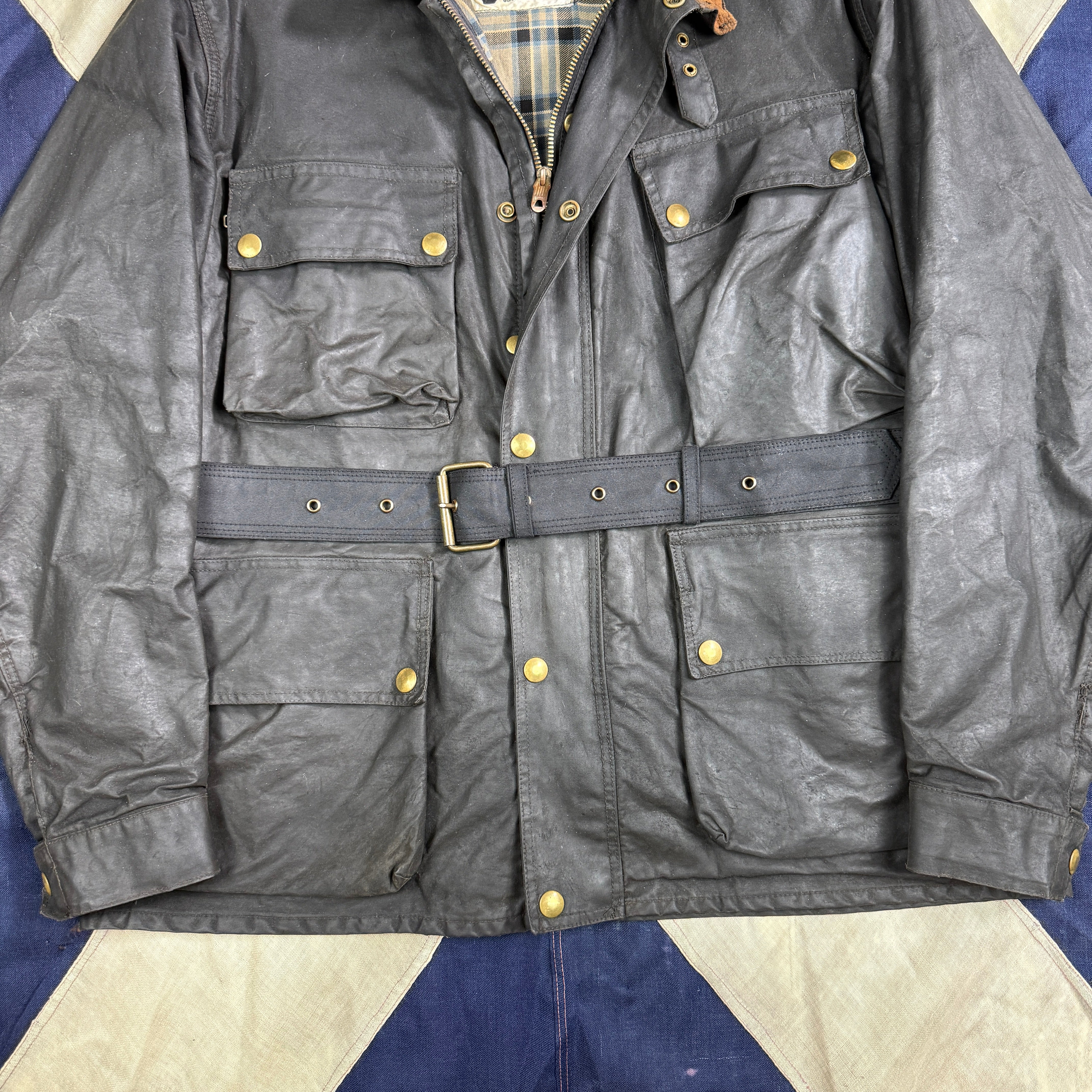 Belstaff Trialmaster 1950s/60s Chequered Flag