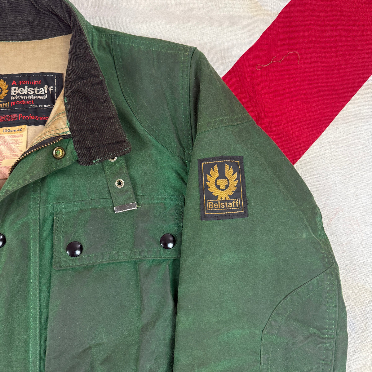 Belstaff 1970s Trailmaster Green Racing Jacket