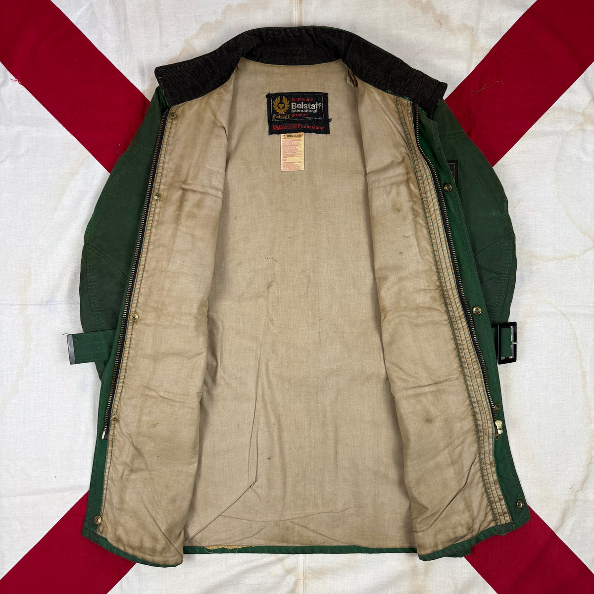 Belstaff 1970s Trailmaster Green Racing Jacket