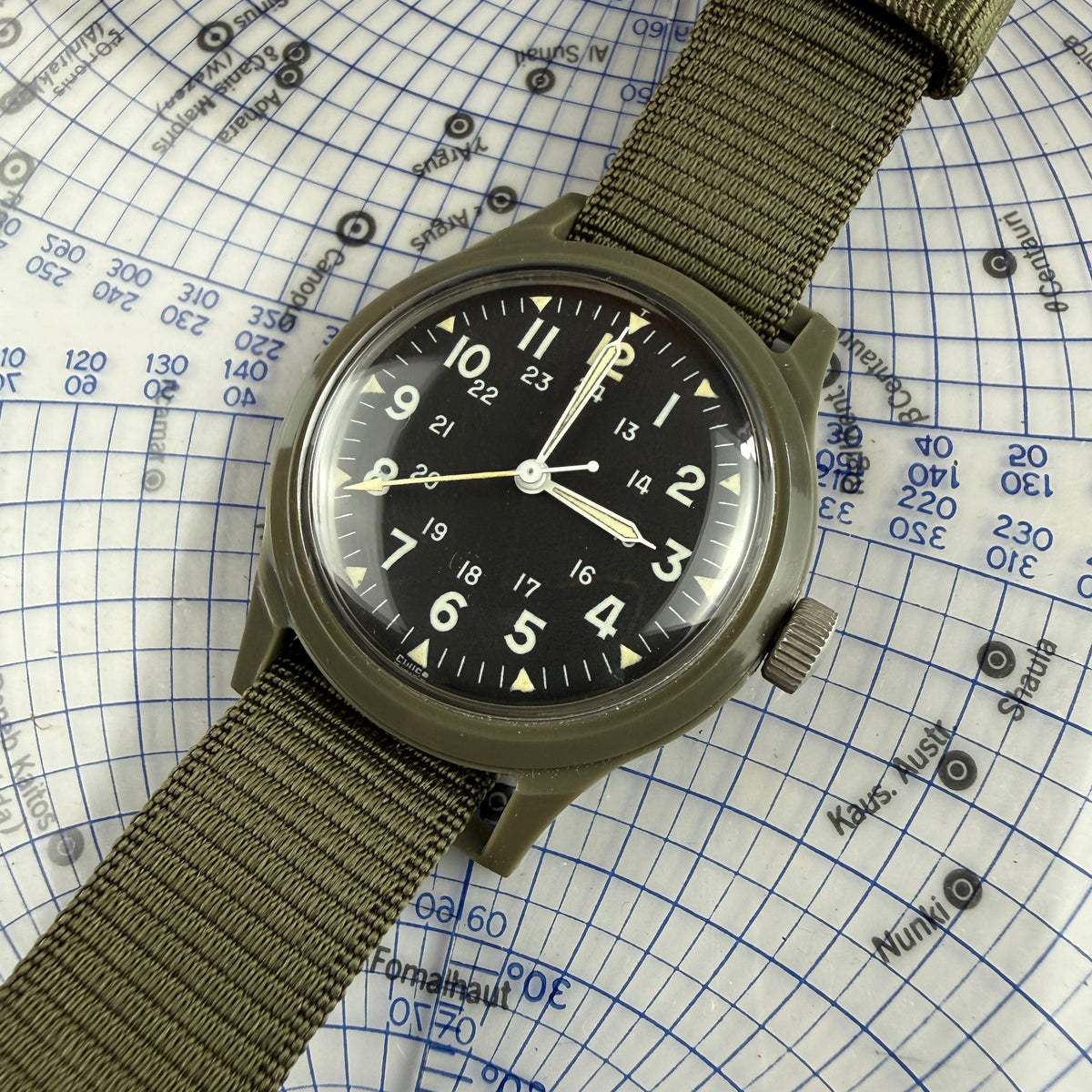 US Army 1968 MIL-W-46374 Watch - Deadstock