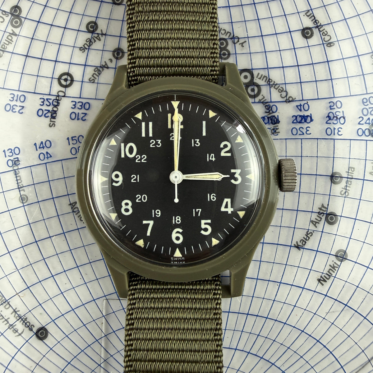 US Army 1968 MIL-W-46374 Watch - Deadstock
