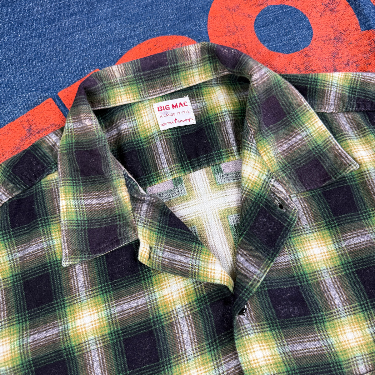 Big Mac 1950s/60s Flannel Shirt - Mint Condition & Rare XL Size