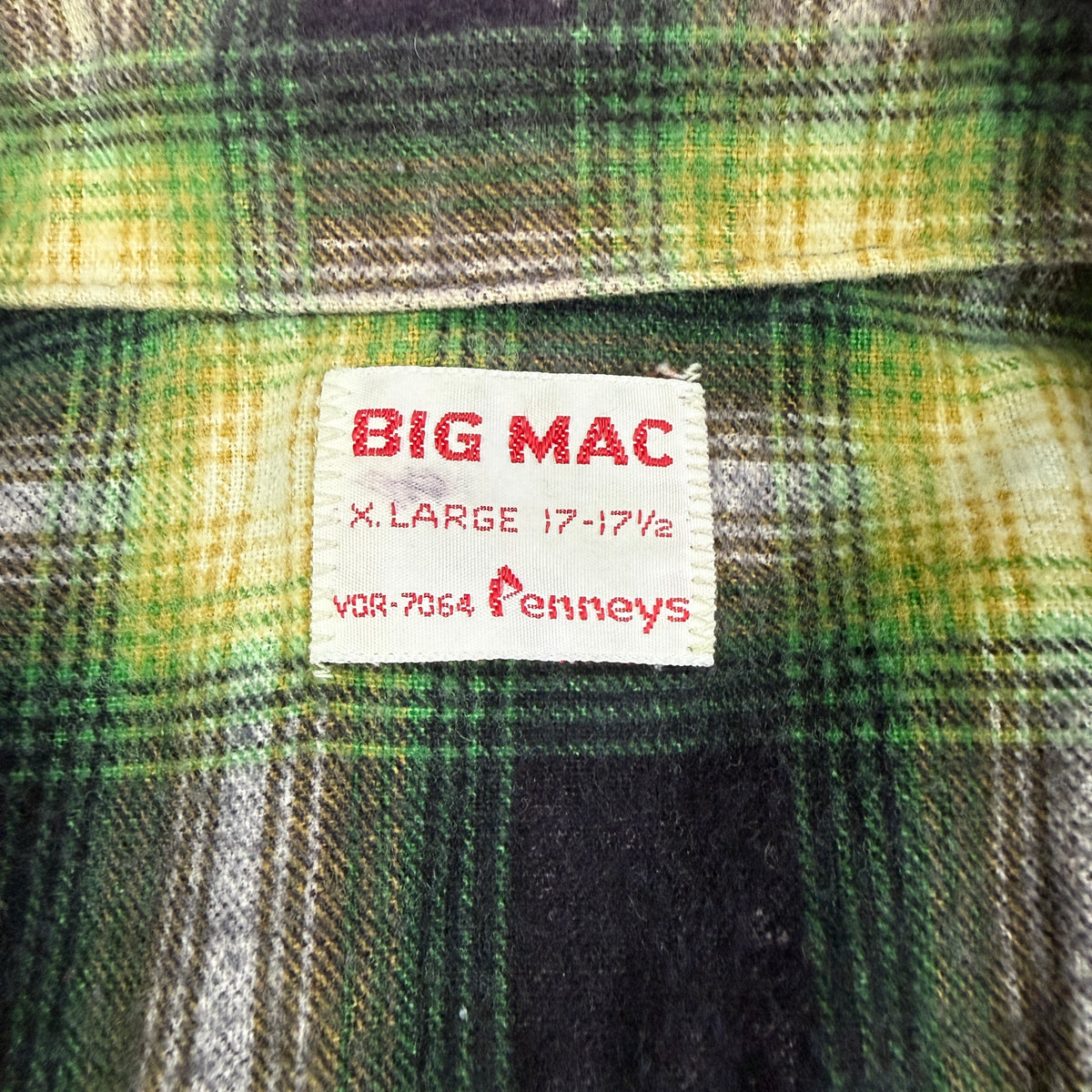Big Mac 1950s/60s Flannel Shirt - Mint Condition & Rare XL Size