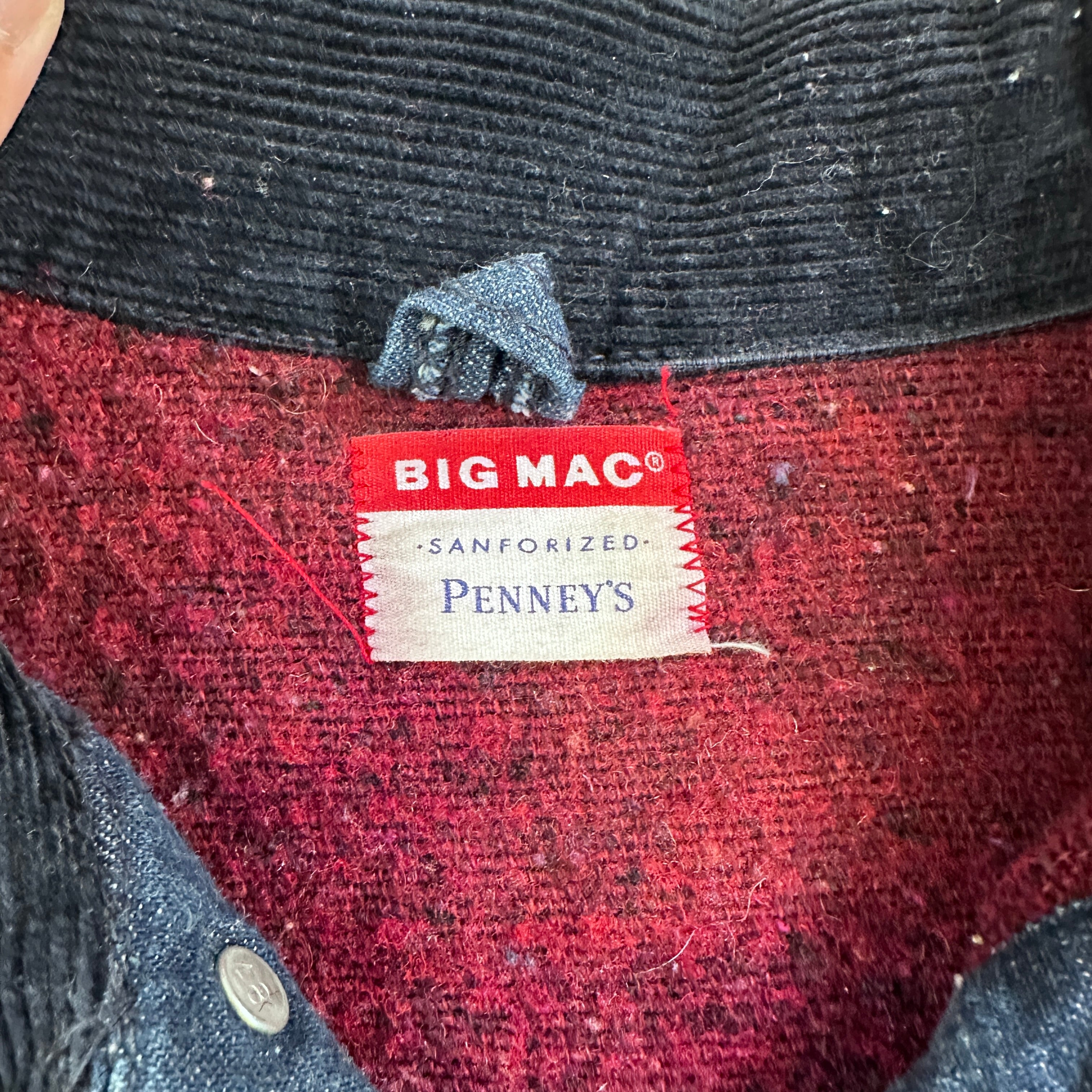 Big Mac 1950s Blanket Lined Chore Jacket