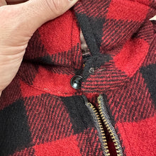 Load image into Gallery viewer, Big Yank 1930s/40s 1/4 Zip Plaid Shirt