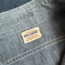 Load image into Gallery viewer, Big Yank 1950/60s Chambray Shirt - Mint Condition