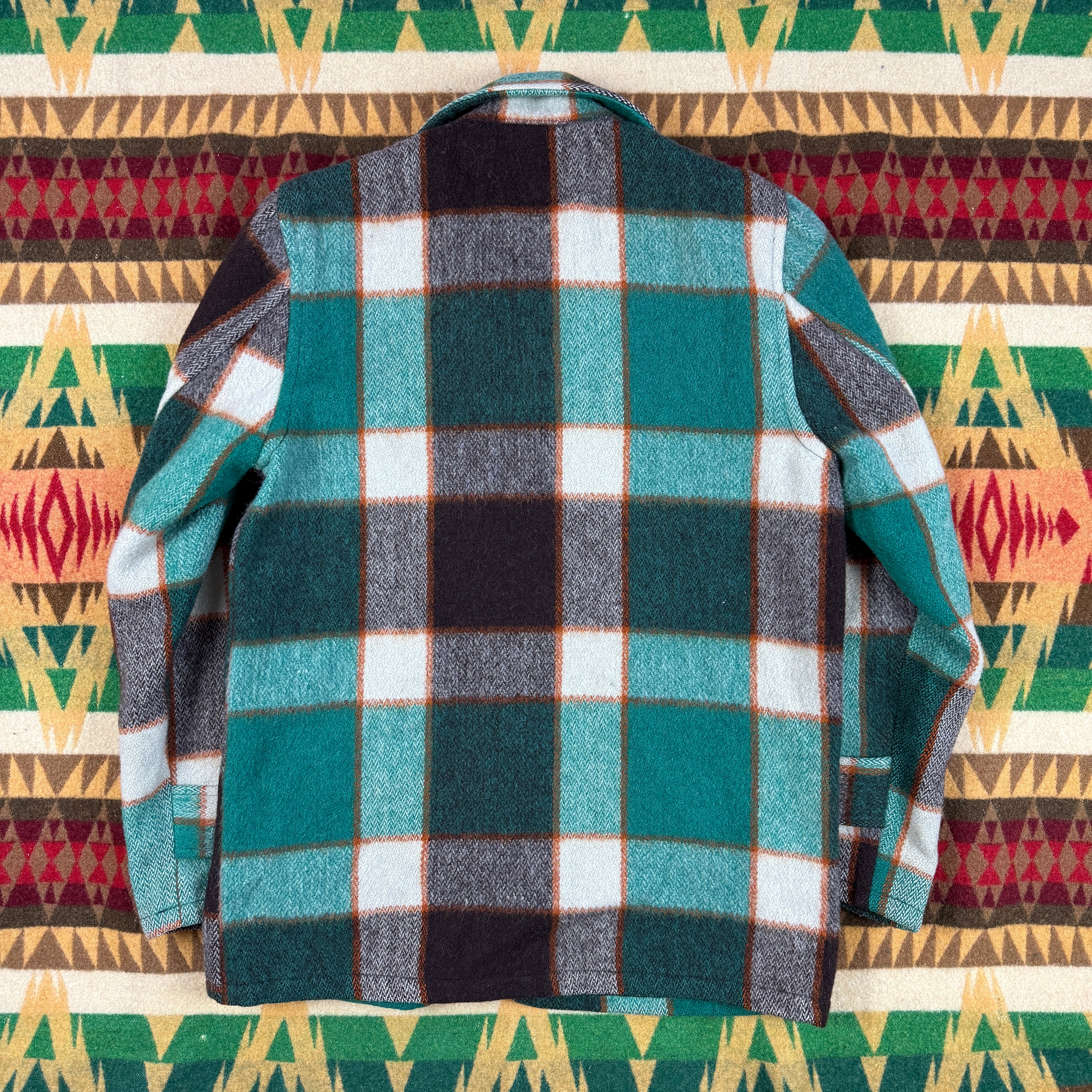Big Yank 1940s Plaid Wool Jacket - Mint Condition