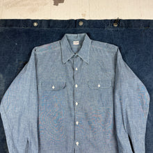 Load image into Gallery viewer, Big Yank 1950/60s Chambray Shirt - Deadstock