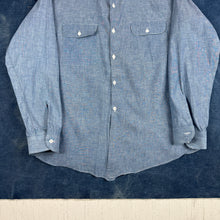 Load image into Gallery viewer, Big Yank 1950/60s Chambray Shirt - Deadstock