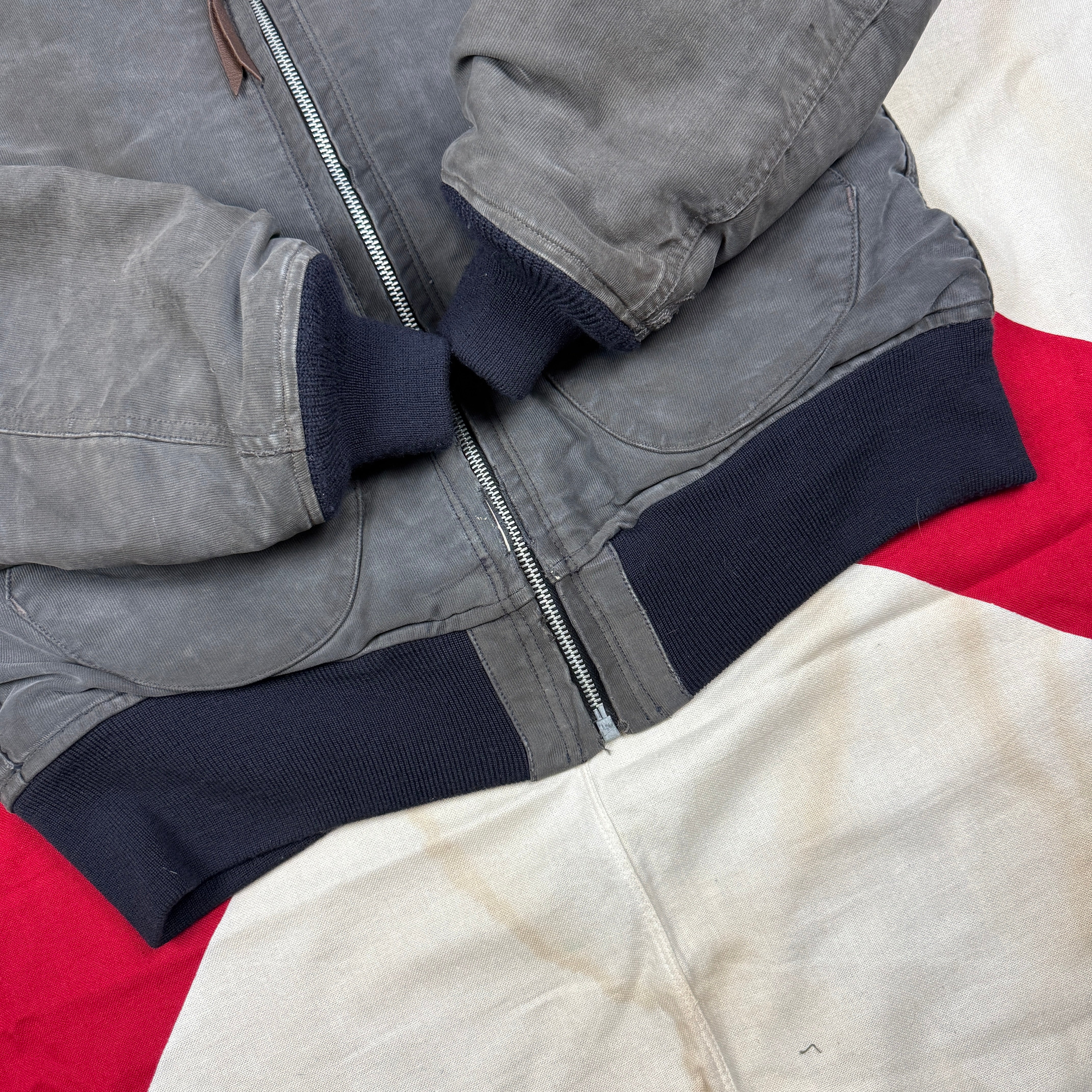 US Navy 1942 Blue Zip Deck Jacket