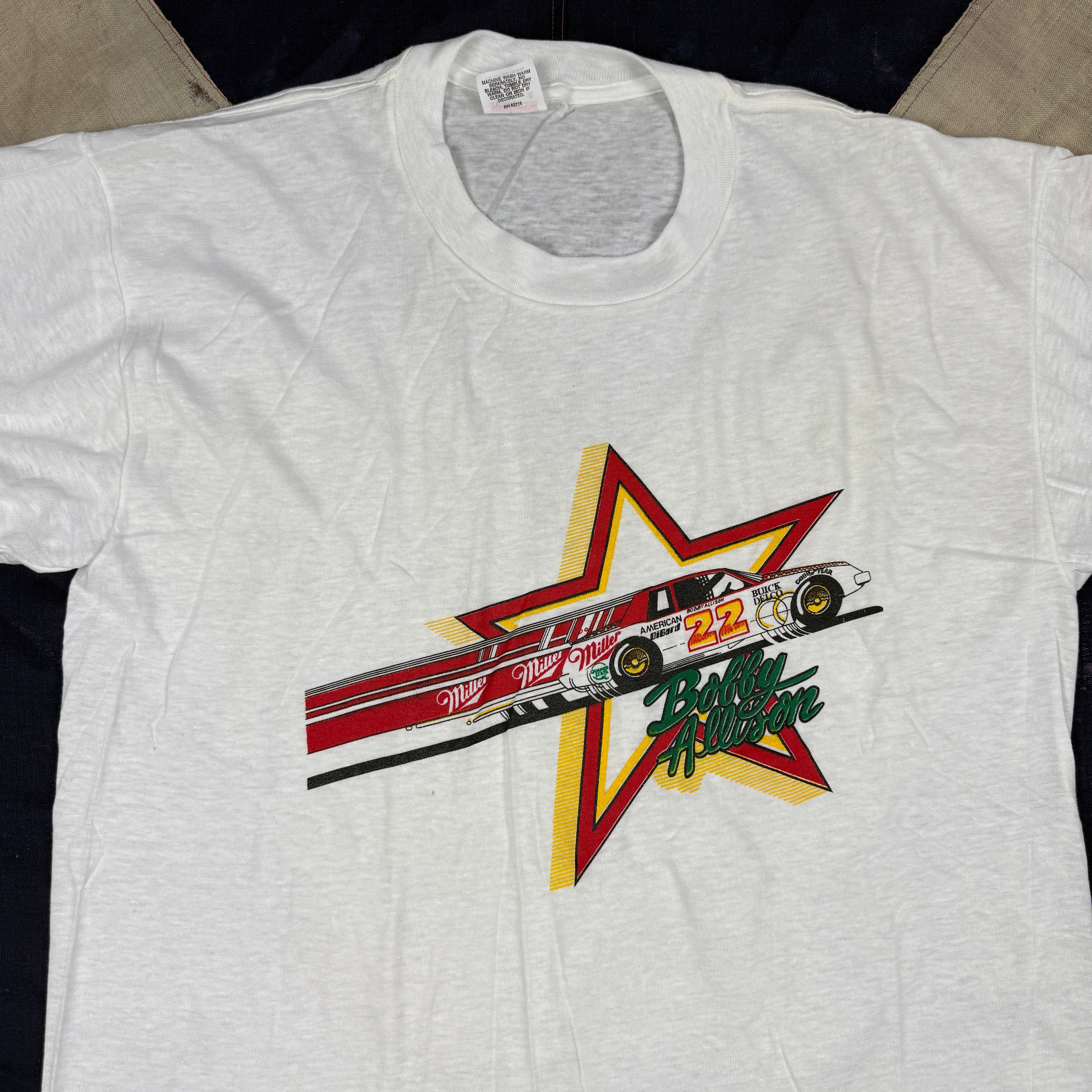 Bobby Allison 1970s T-shirt -Deadstock