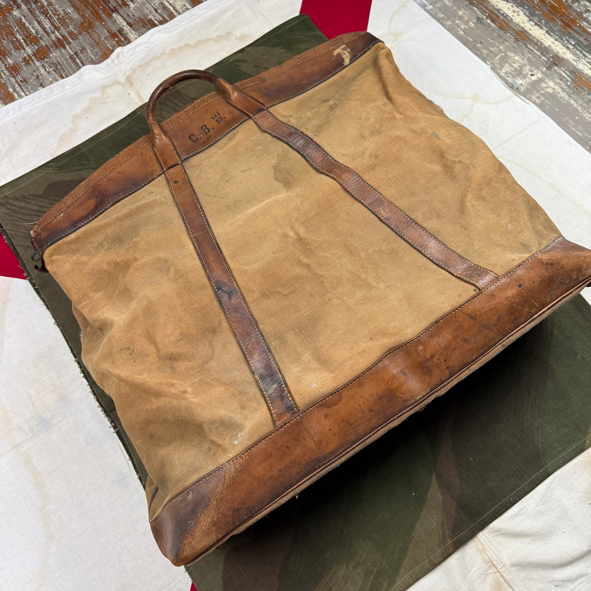 British Officer WW2 Tote Kit Bag