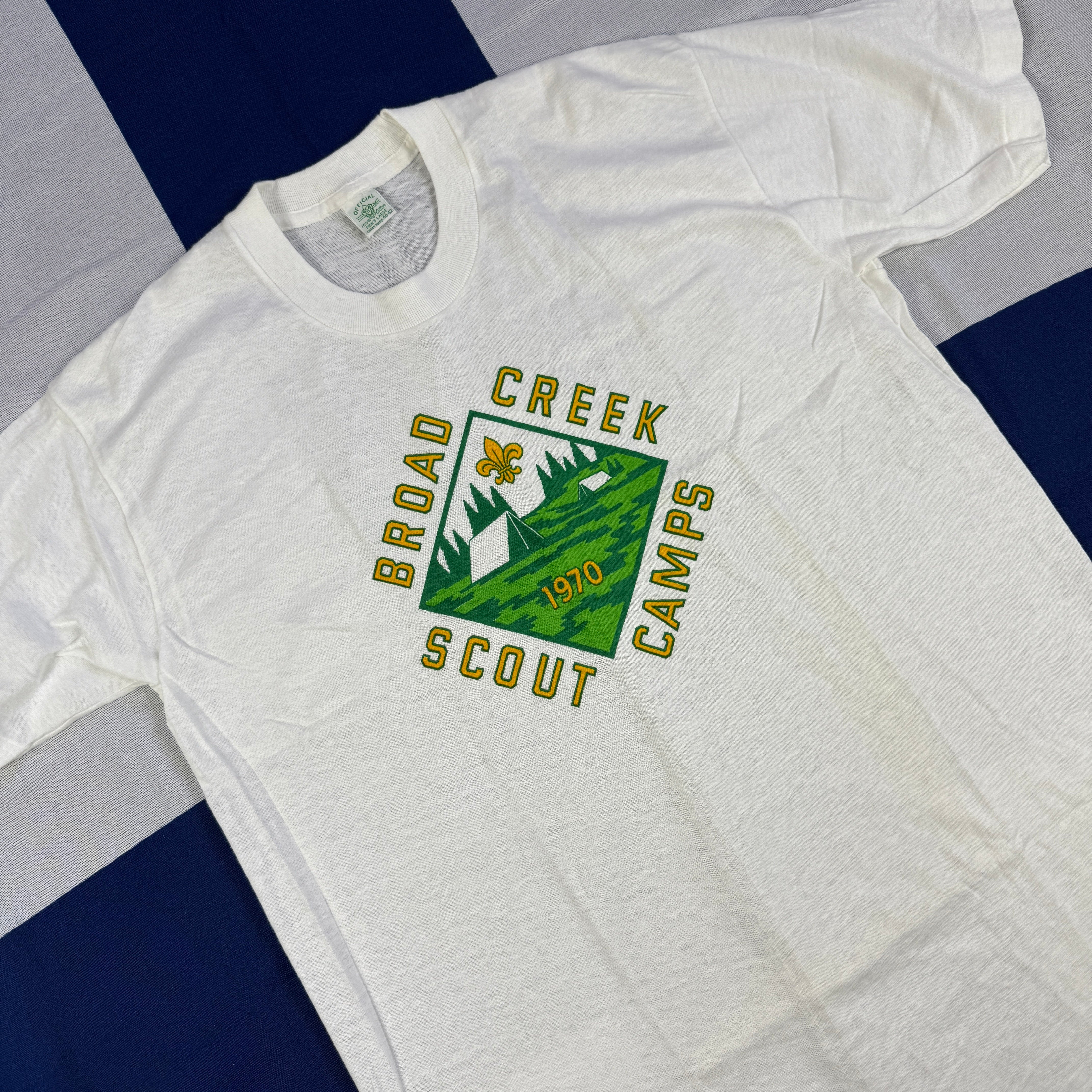 Broad Creek Scout Camps 1970 T-shirt - Deadstock