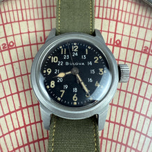 Load image into Gallery viewer, US Army Bulova 1962 MIL-W-3818A Field Watch