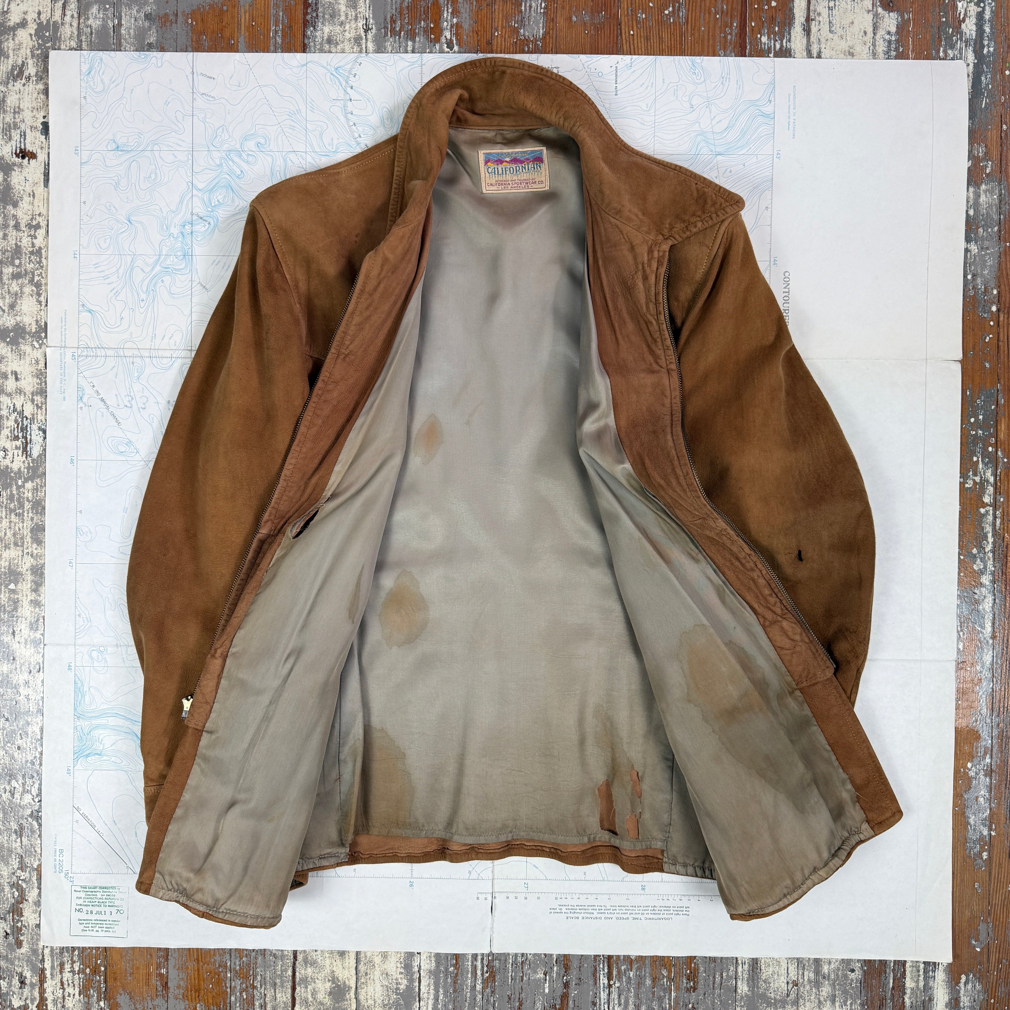 California Sportswear 1950s Nubuck Jacket