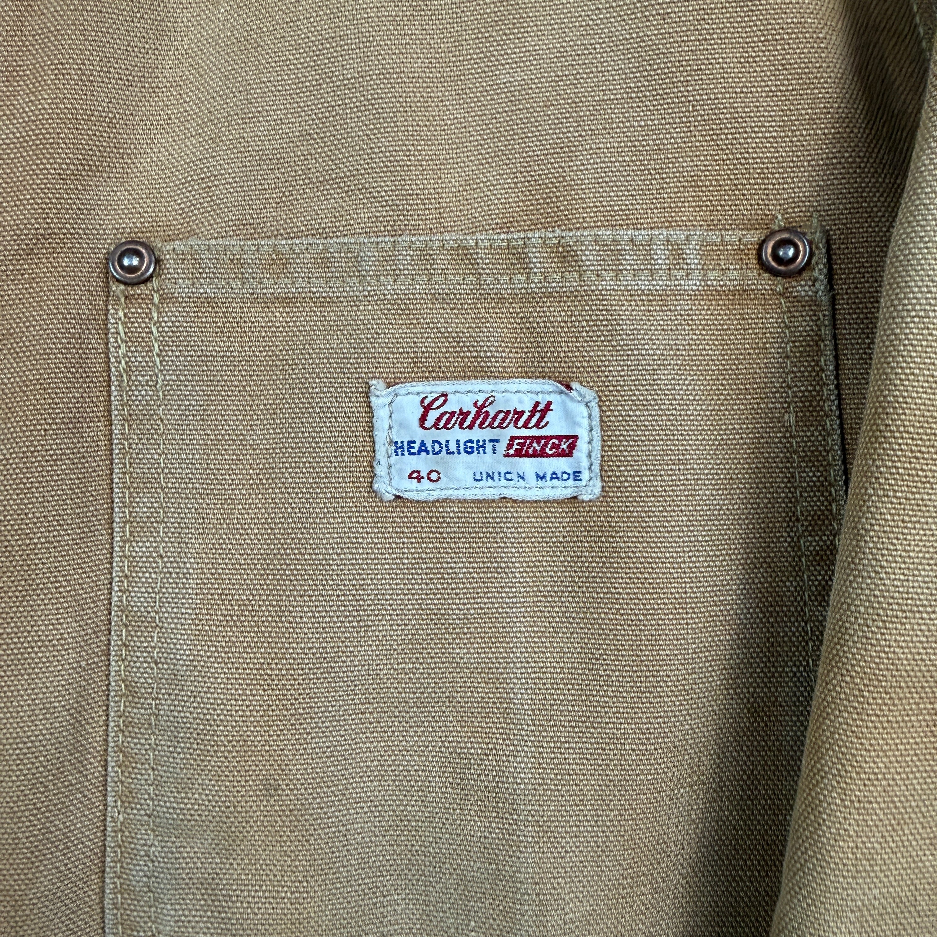 Carhartt "Triple Name" 1960s Barn Jacket