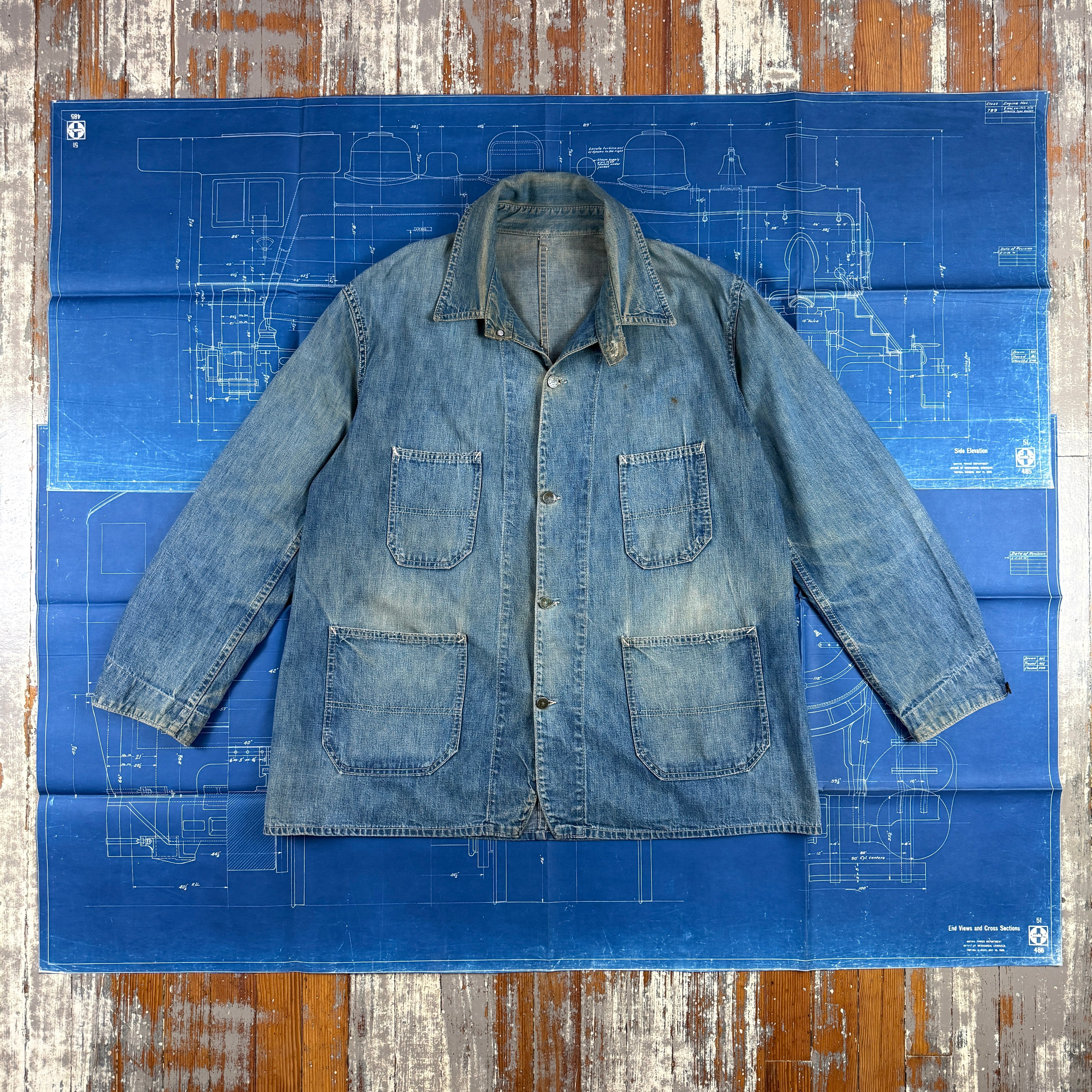 Chin Strap 1930s Chore Jacket