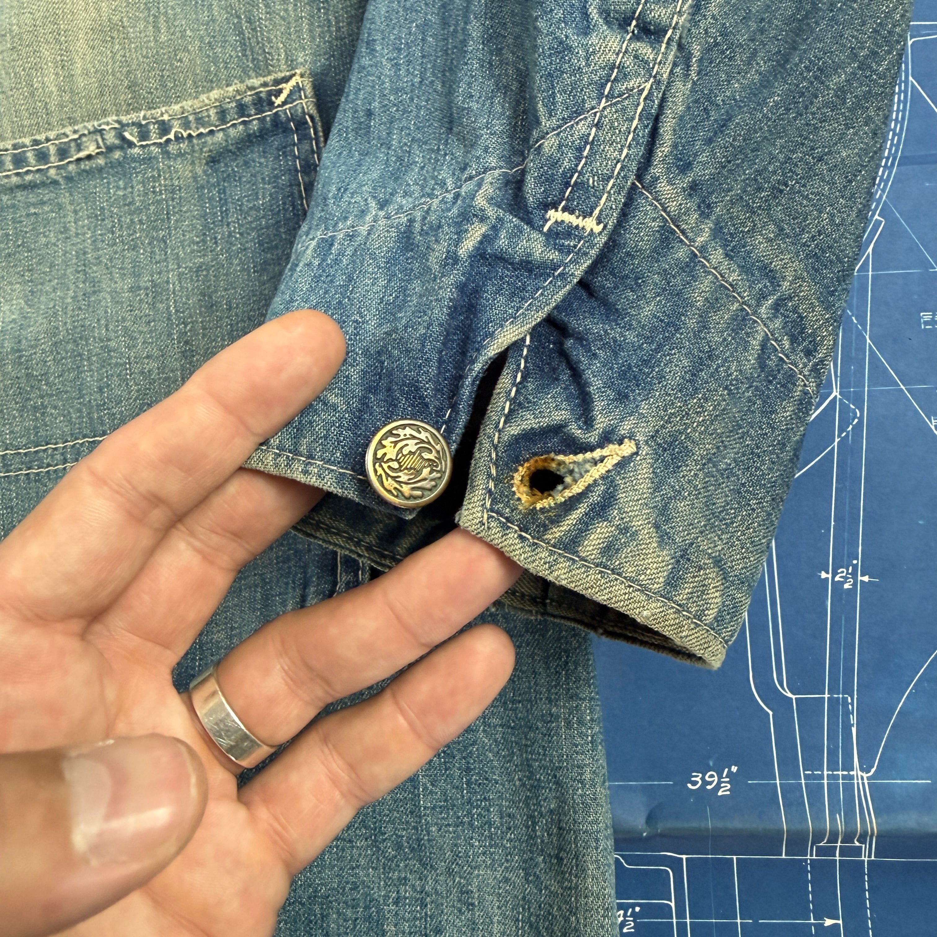 Chin Strap 1930s Chore Jacket