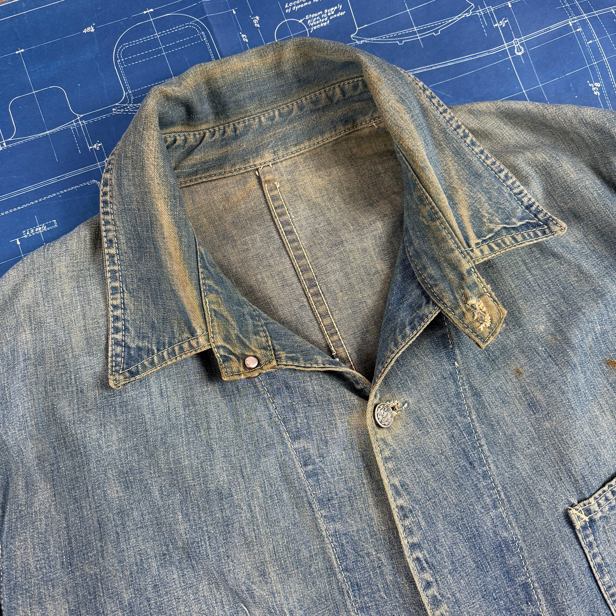 Chin Strap 1930s Chore Jacket