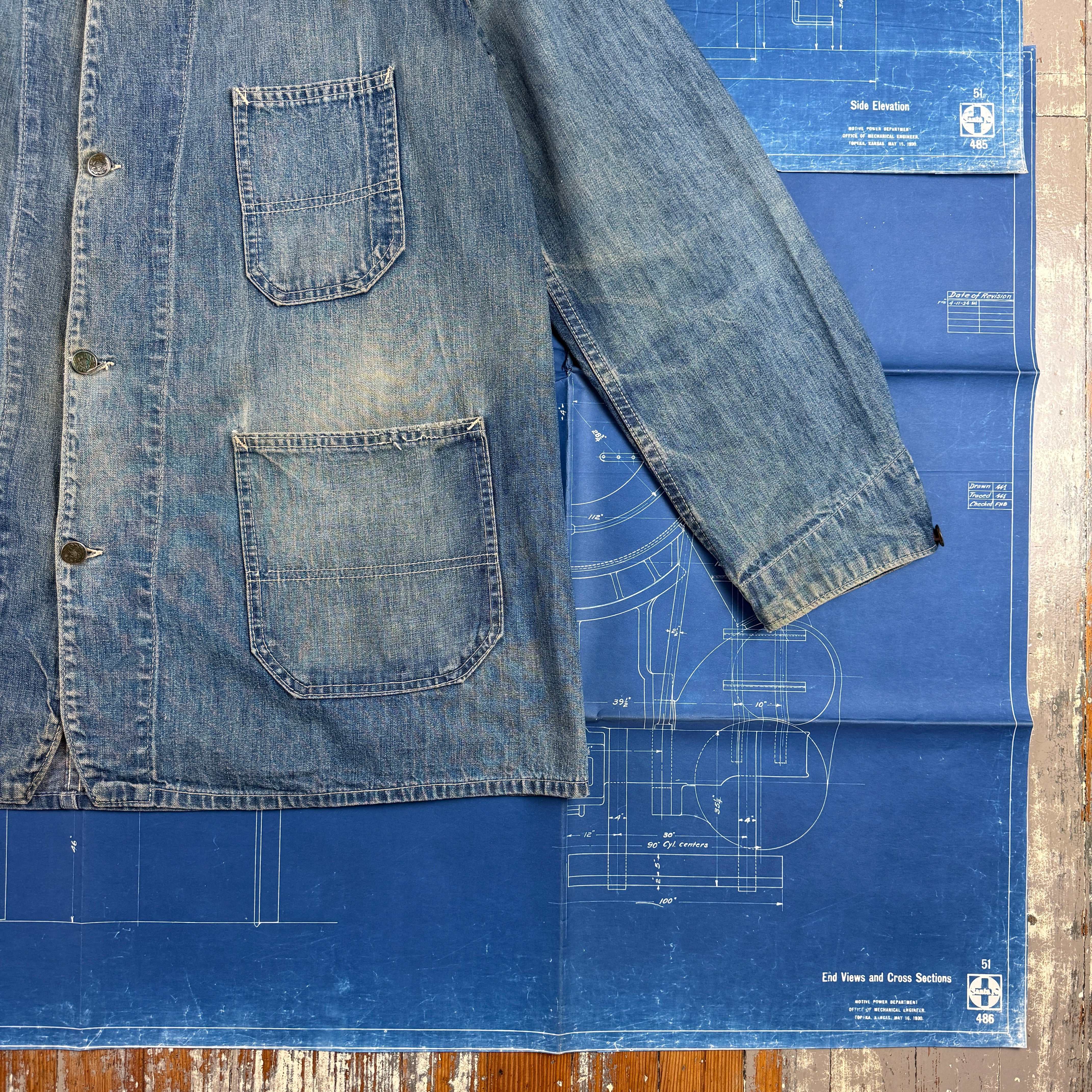 Chin Strap 1930s Chore Jacket