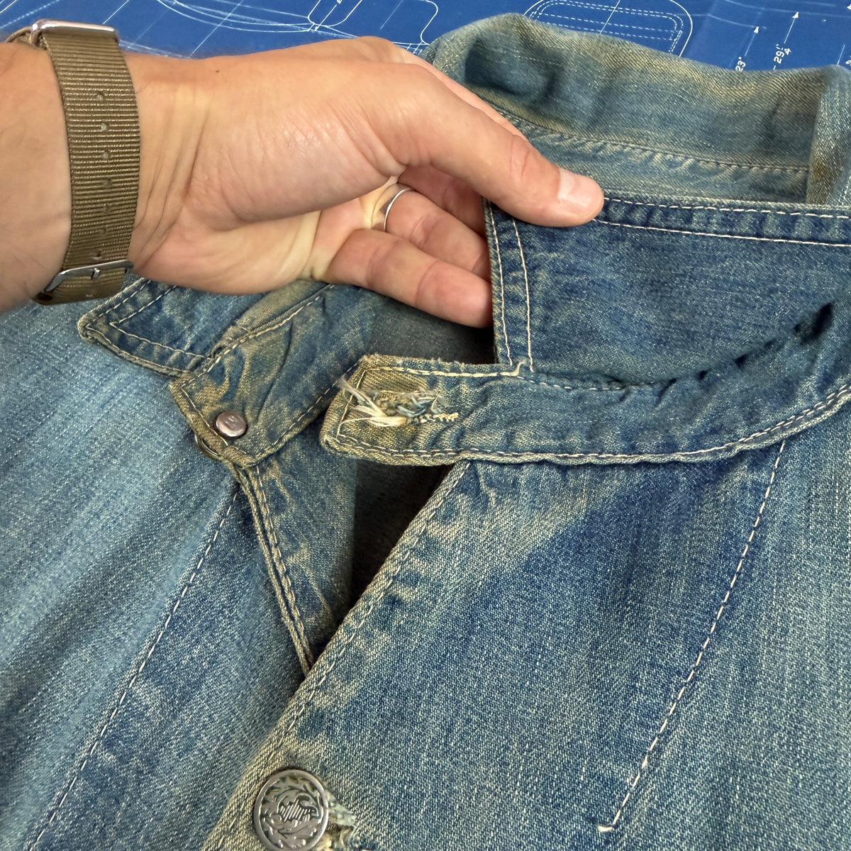 Chin Strap 1930s Chore Jacket