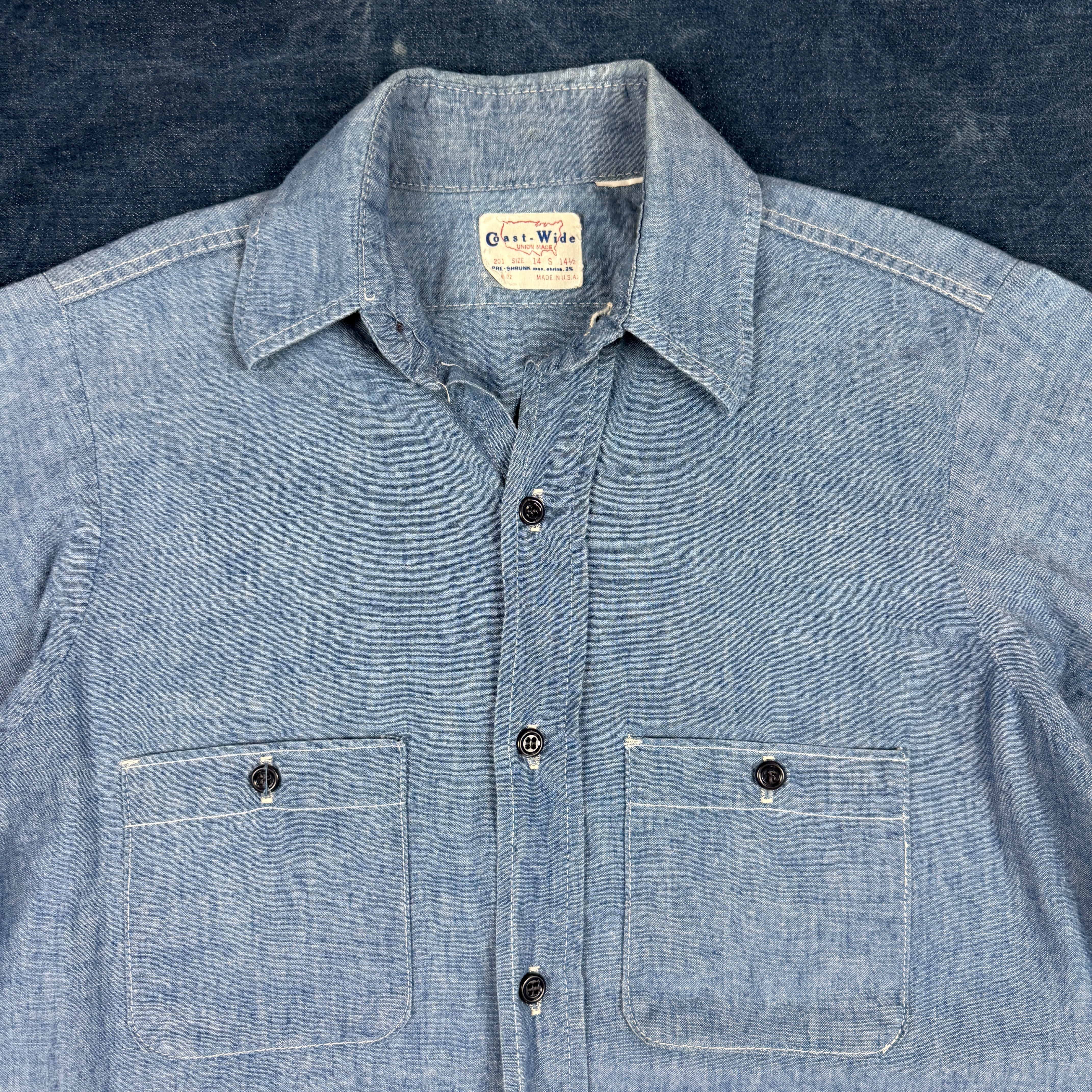 Coast Wide 60s Chambray Shirt